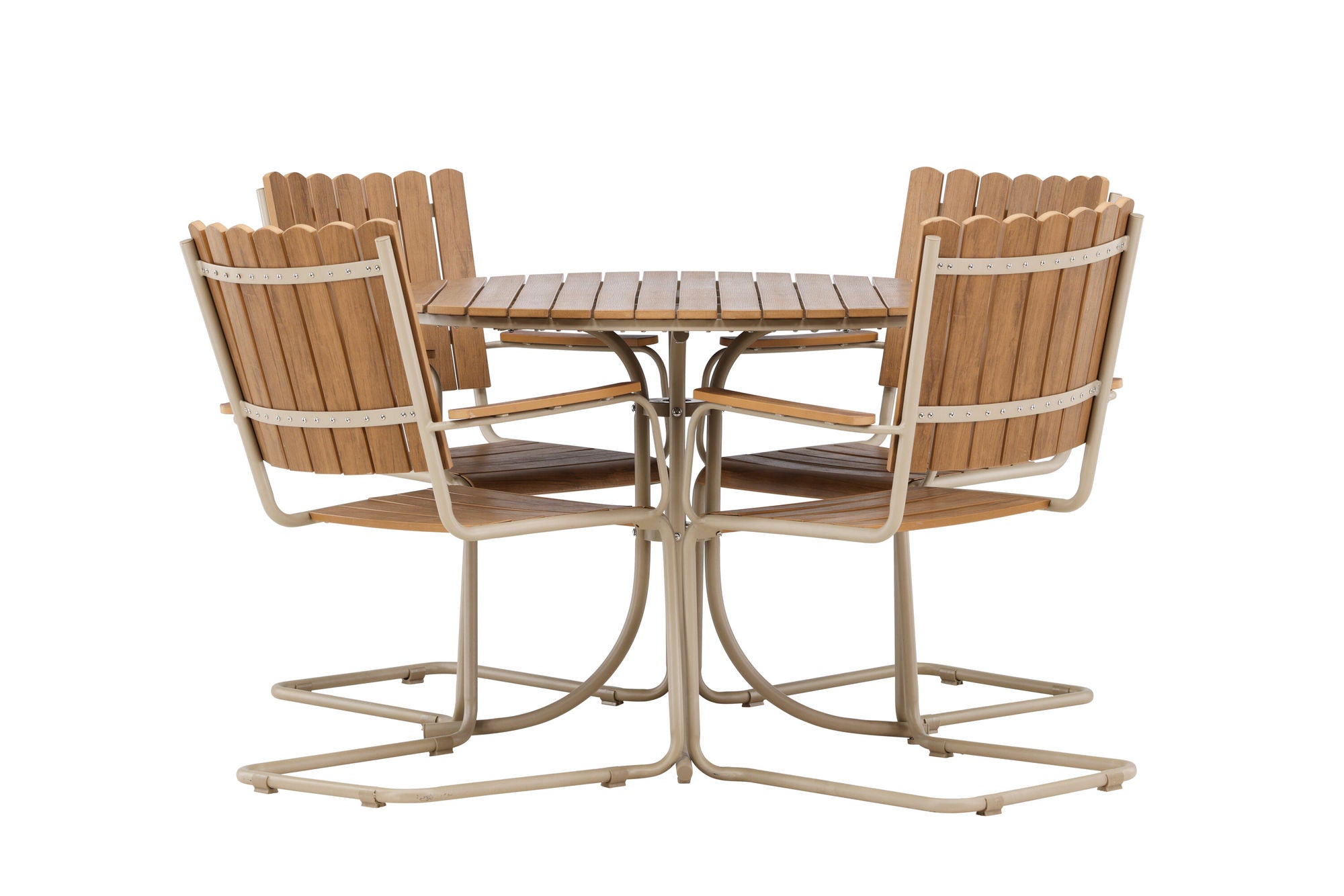 Venture Home Holmsund Dining Set - Beige / Polywood