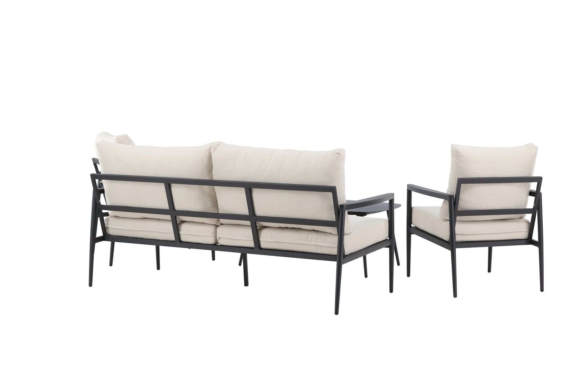 Venture Home Taromina Lounge Set - Black / Beige