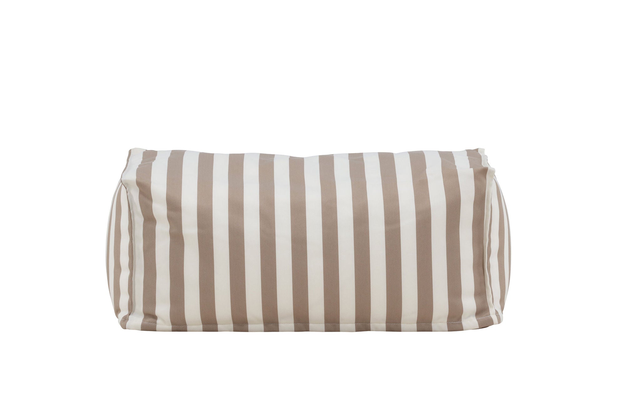 Venture Home Redang Ottoman Fabric - White/ Beige Striped / 75*40*33