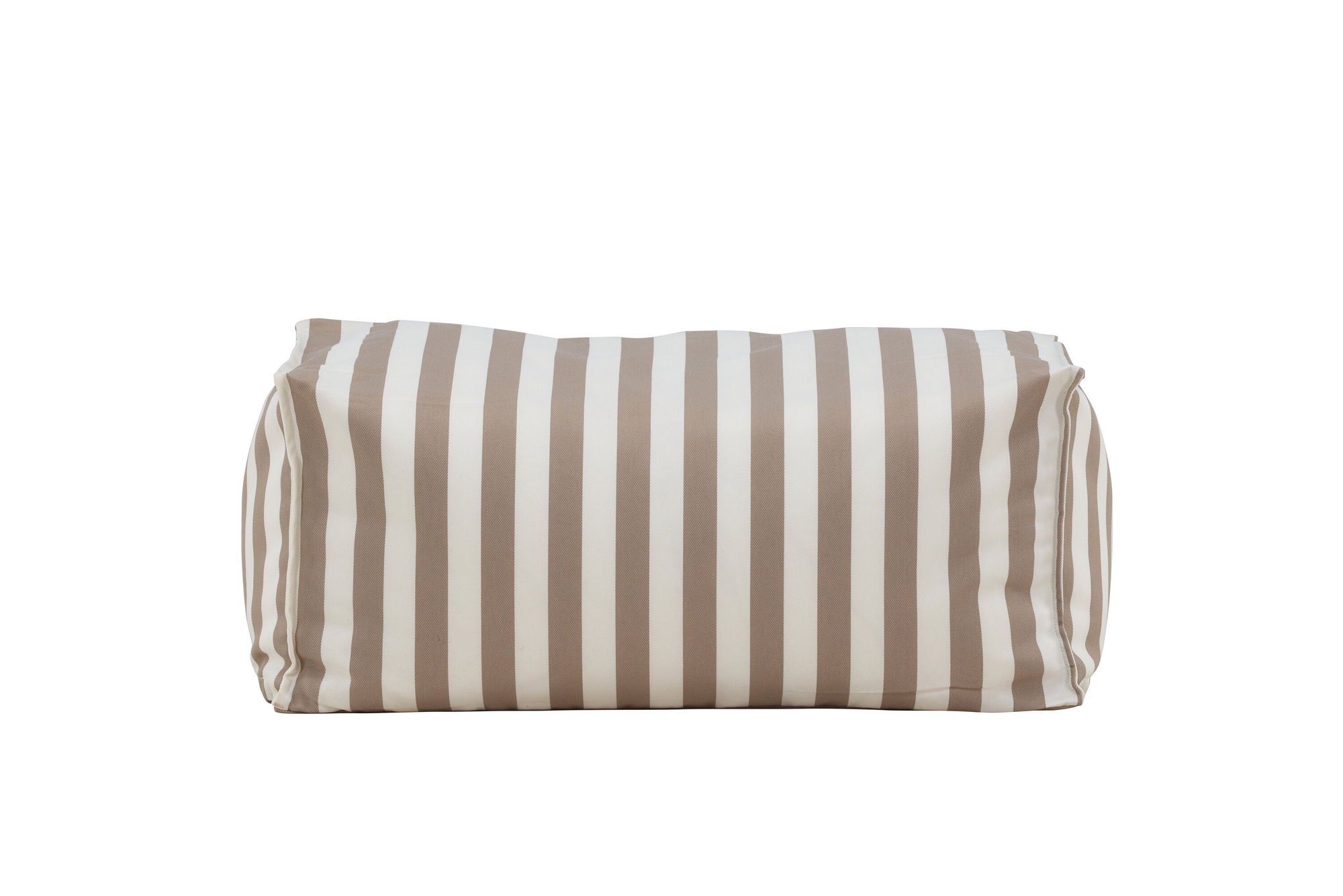 Venture Home Redang Ottoman Fabric - White/ Beige Striped / 75*40*33