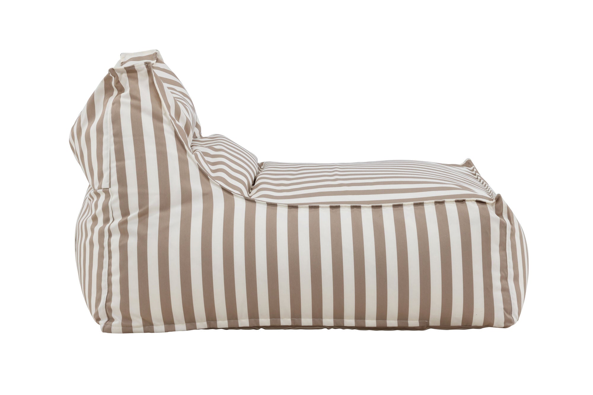 Venture Home Redang Relaxbag Fabric - White/ Beige Striped / 118*94*83