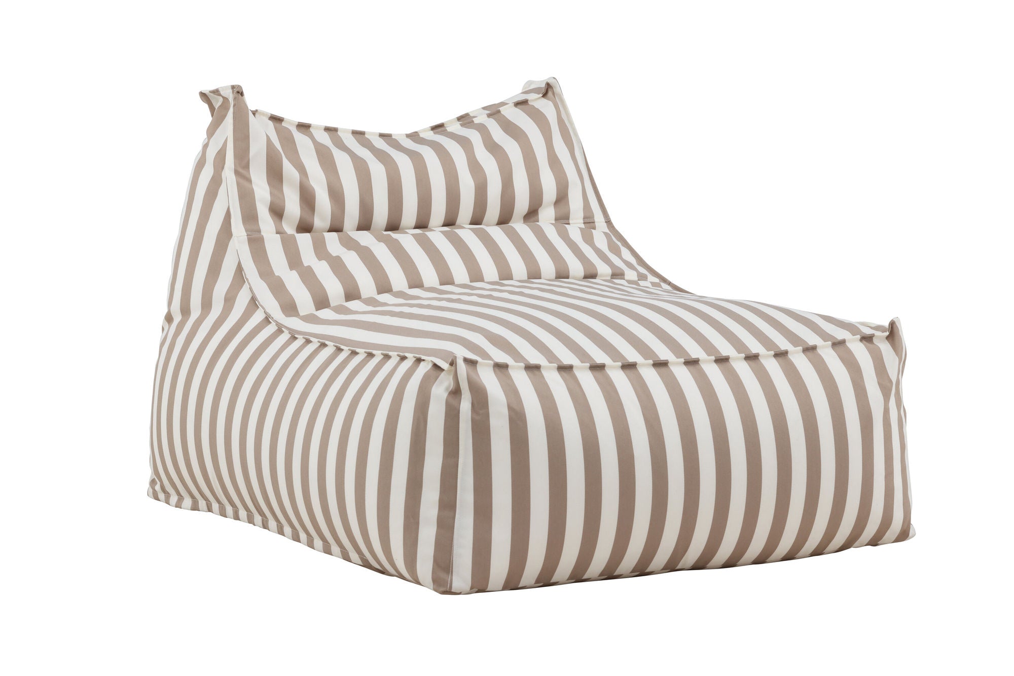 Venture Home Redang Relaxbag Fabric - White/ Beige Striped / 118*94*83