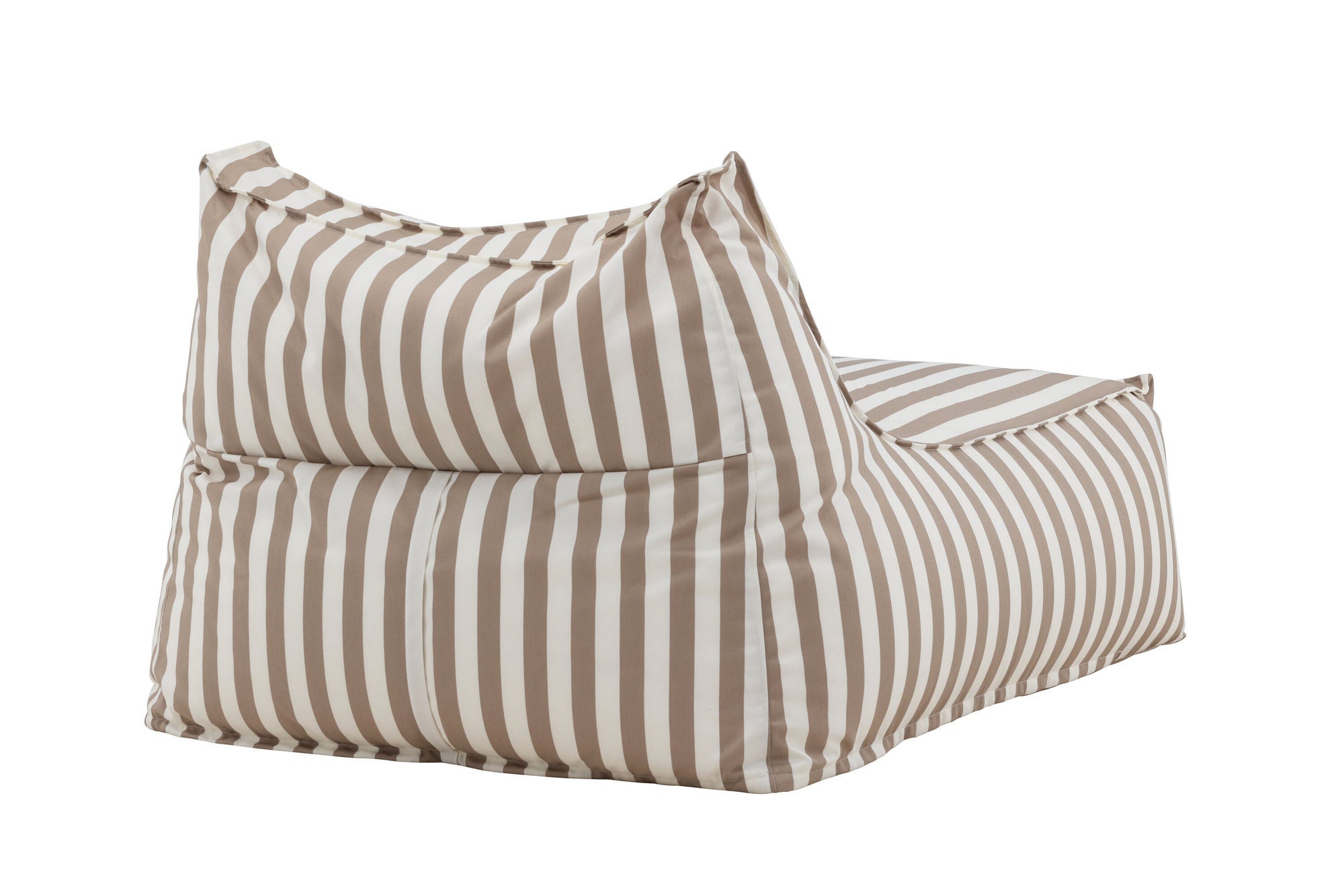 Venture Home Redang Relaxbag Fabric - White/ Beige Striped / 118*94*83