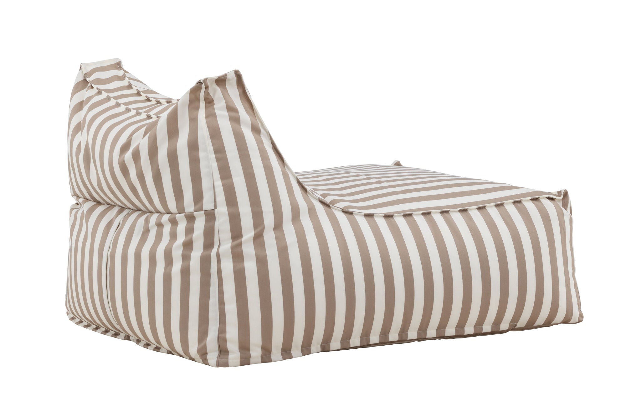 Venture Home Redang Relaxbag Fabric - White/ Beige Striped / 118*94*83