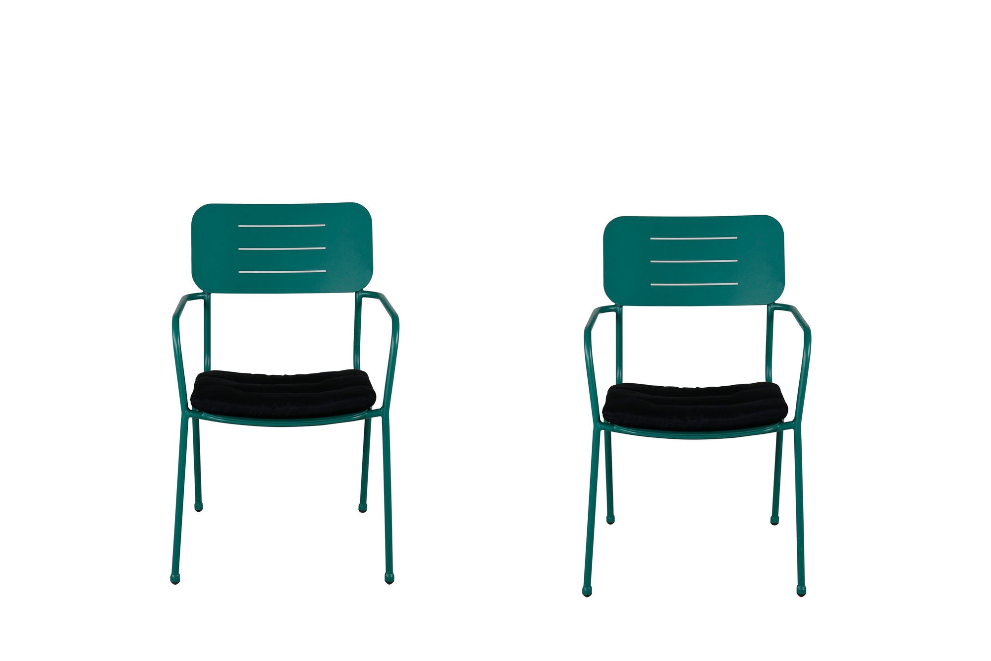 Venture Home Nicke Spisebordsstol W. Armrest 2-pack - Gren Steel