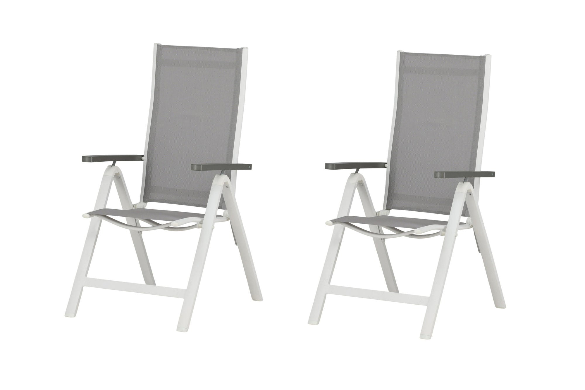 Venture Home Albany Light 5-pos 2-pack White Alu / Grey Textilene