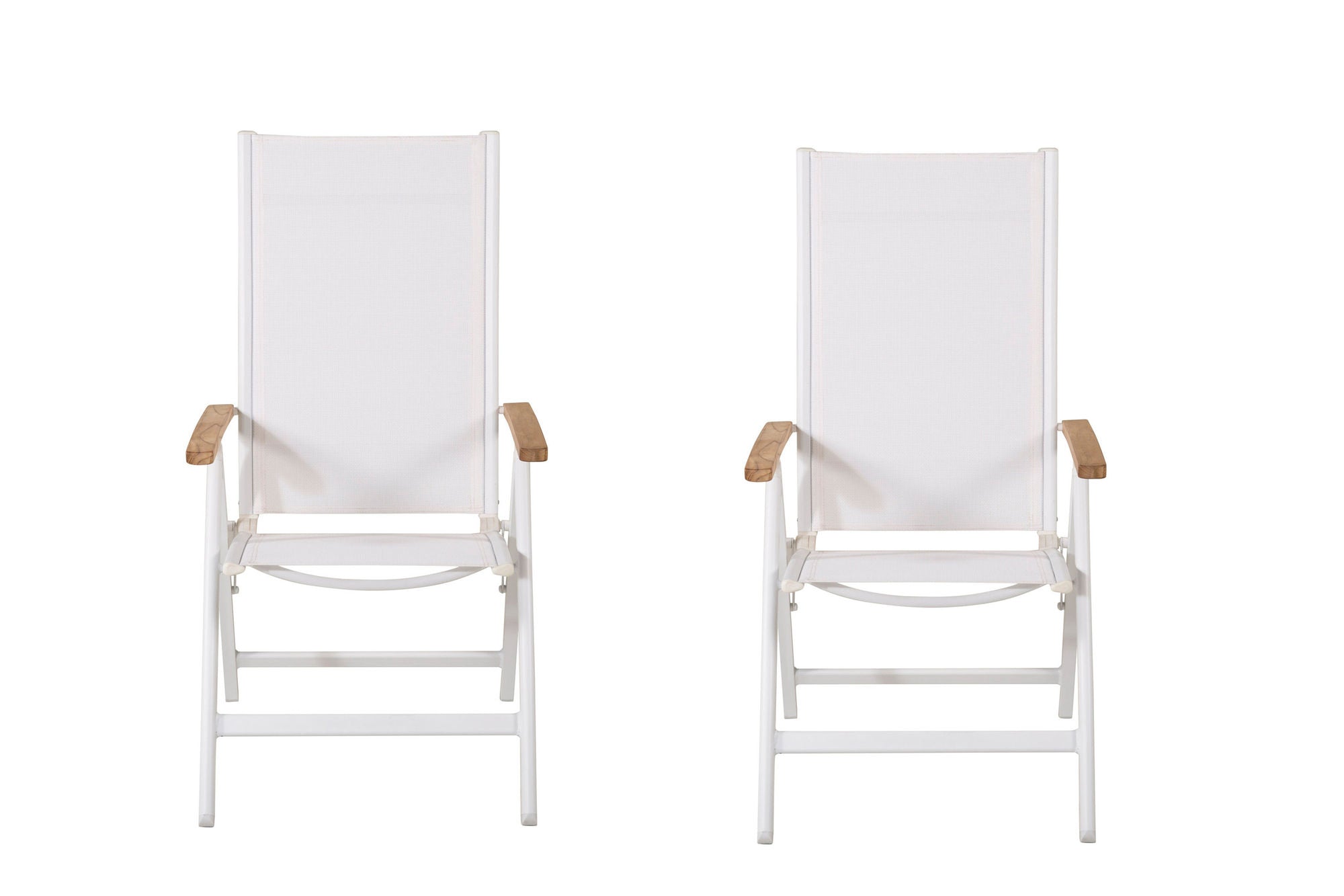 Venture Home Panama Light 5-pos stol 2-pack White / White