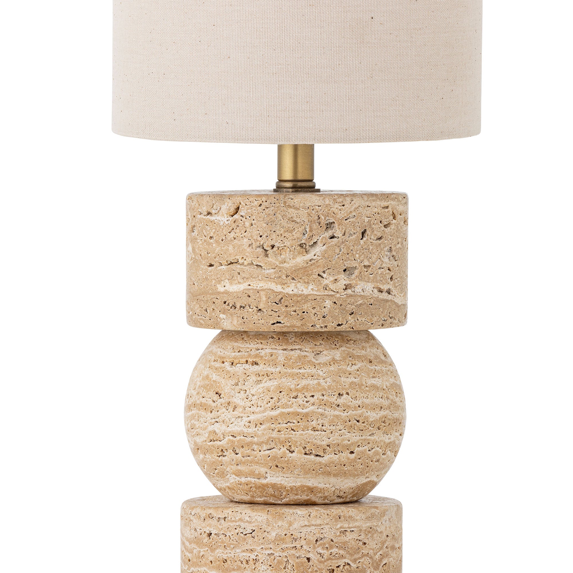 Bloomingville Marci Bordlampe, Natur, Travertin