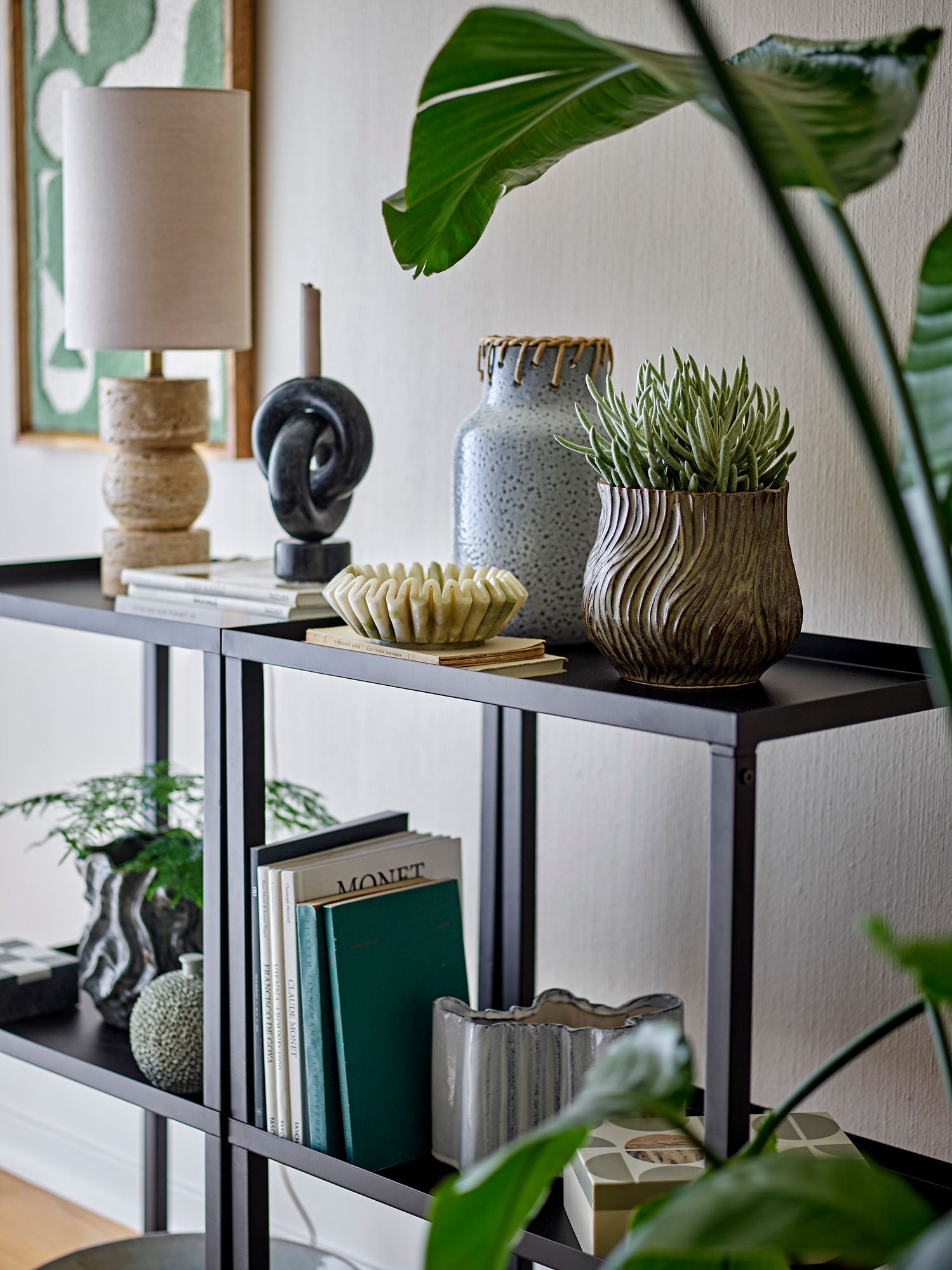 Bloomingville Loups Bogreol, Sort, Metal