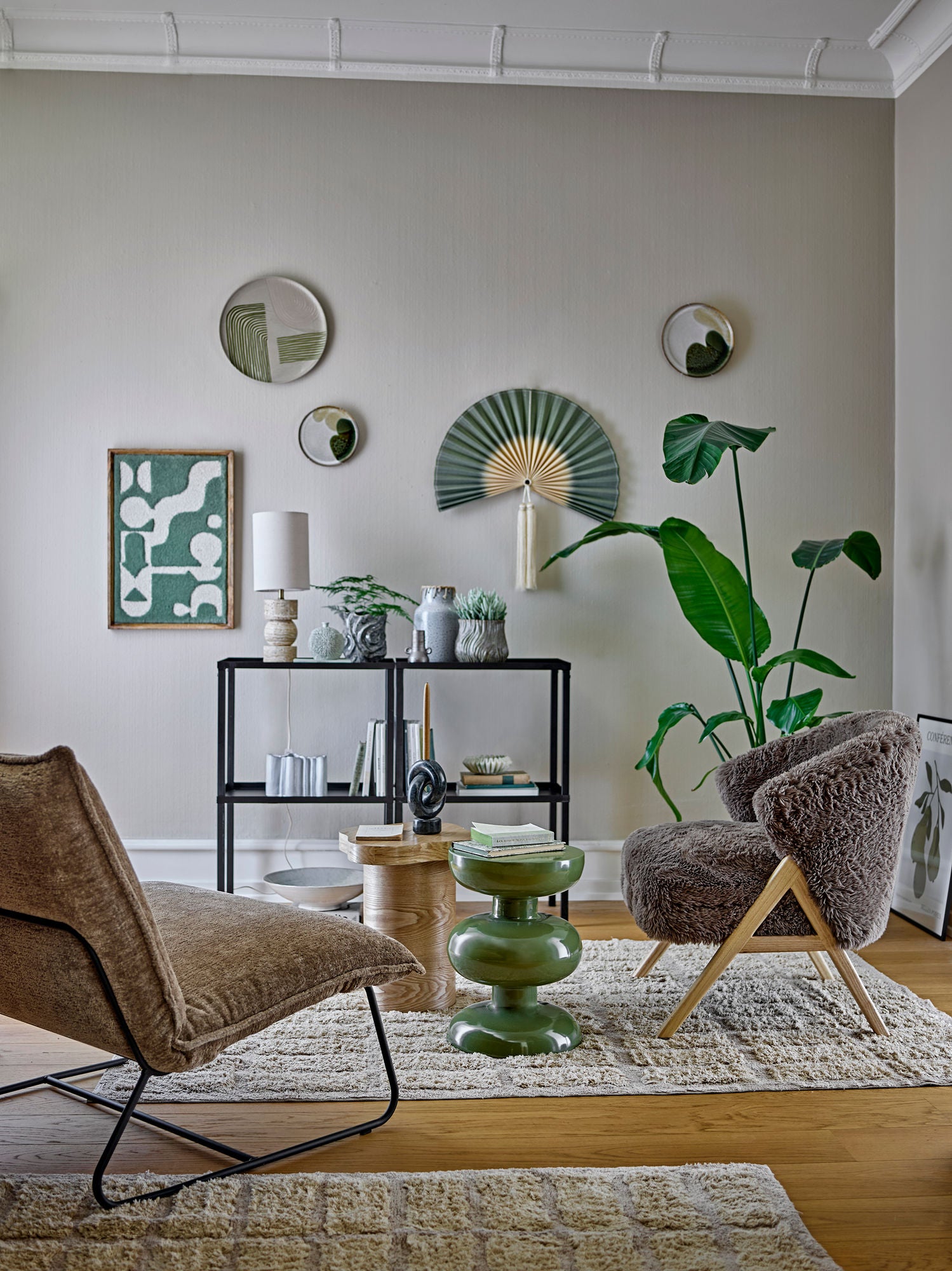 Bloomingville Loups Bogreol, Sort, Metal