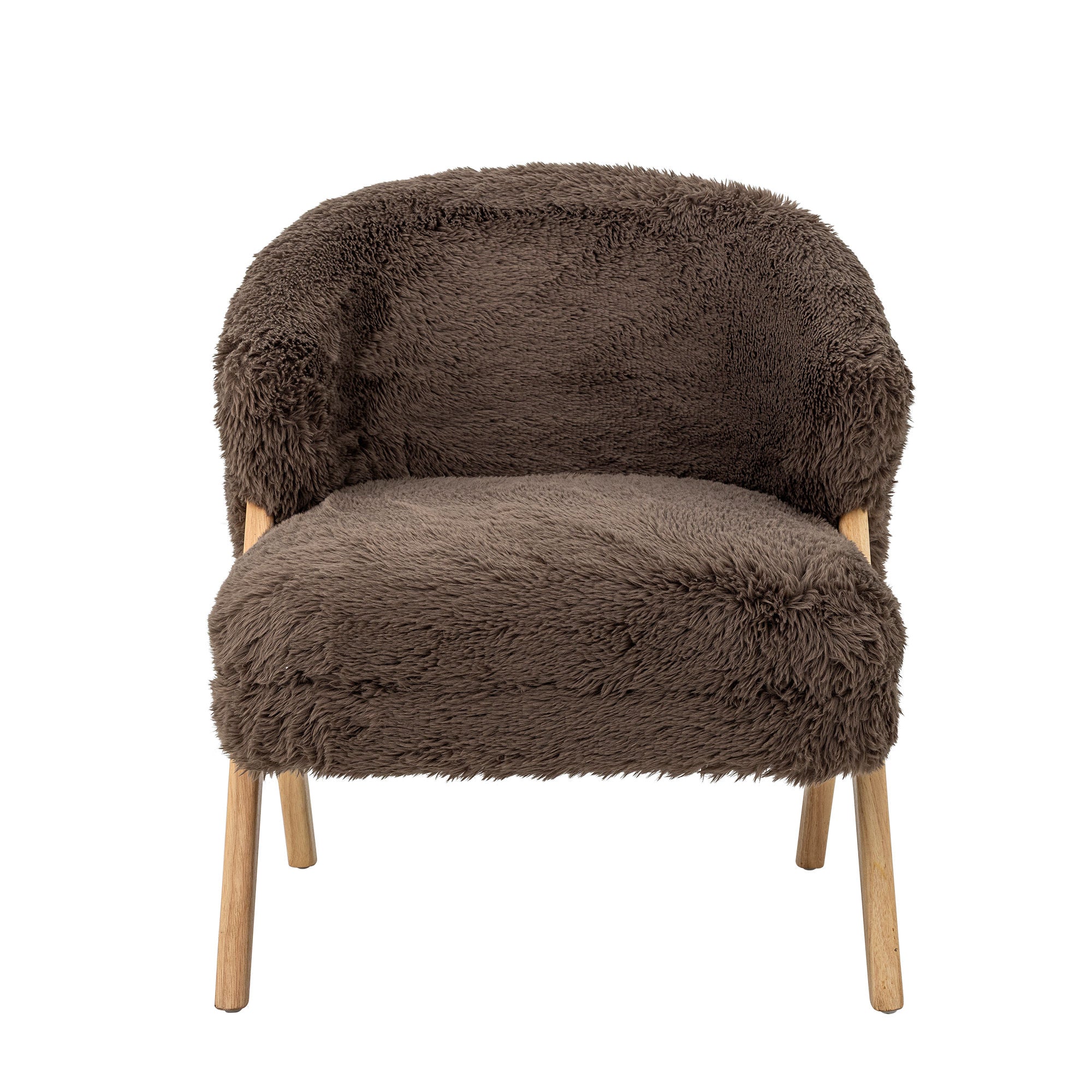Bloomingville Camino Loungestol, Brun, FSC®100%, Gummitræ
