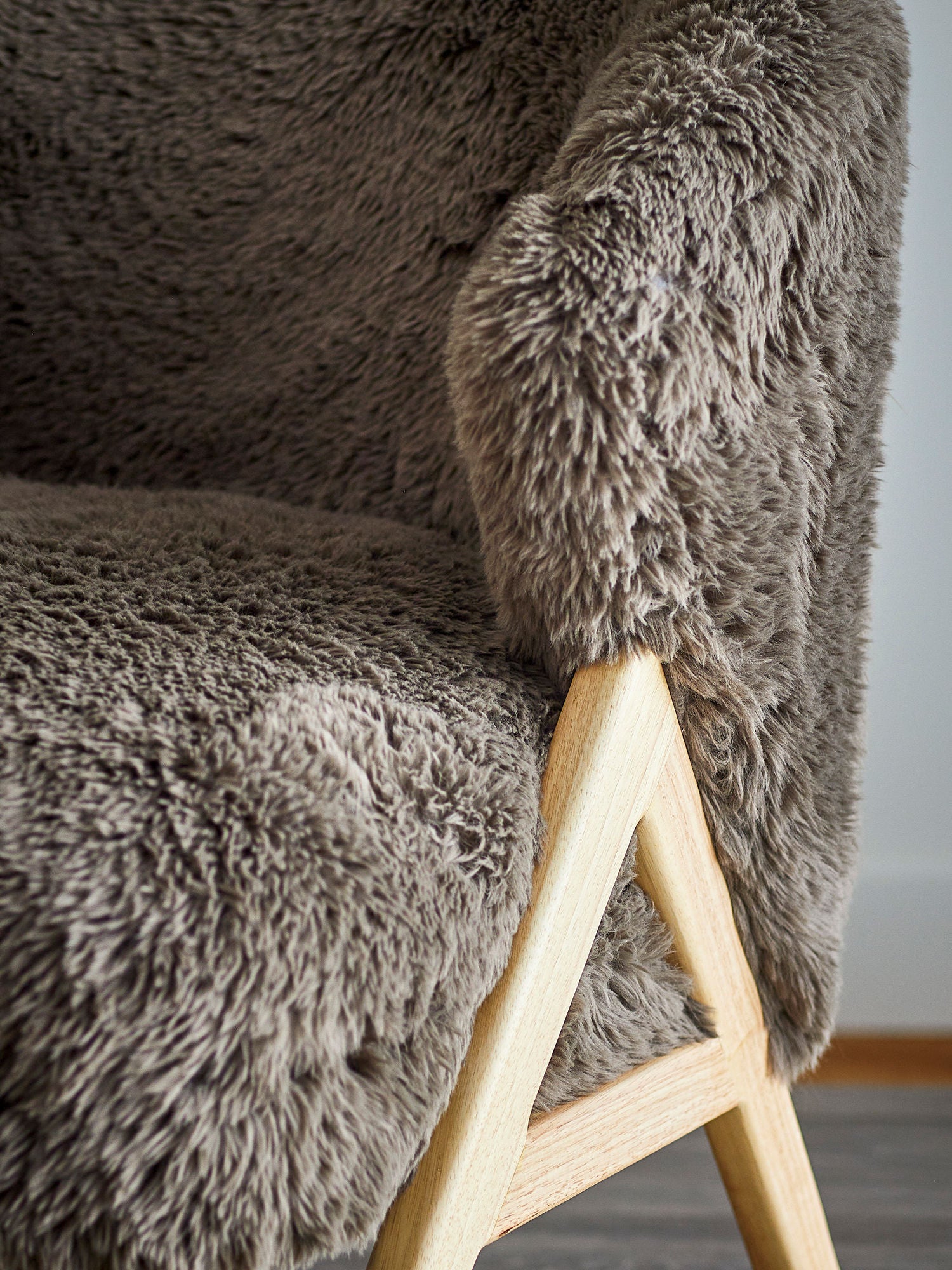 Bloomingville Camino Loungestol, Brun, FSC®100%, Gummitræ