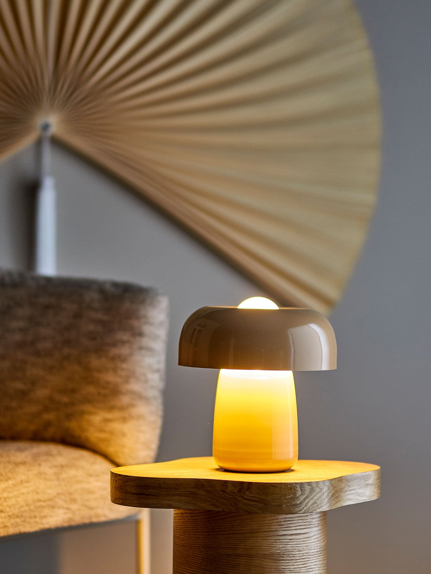 Bloomingville Ylva Bordlampe, Natur, Metal