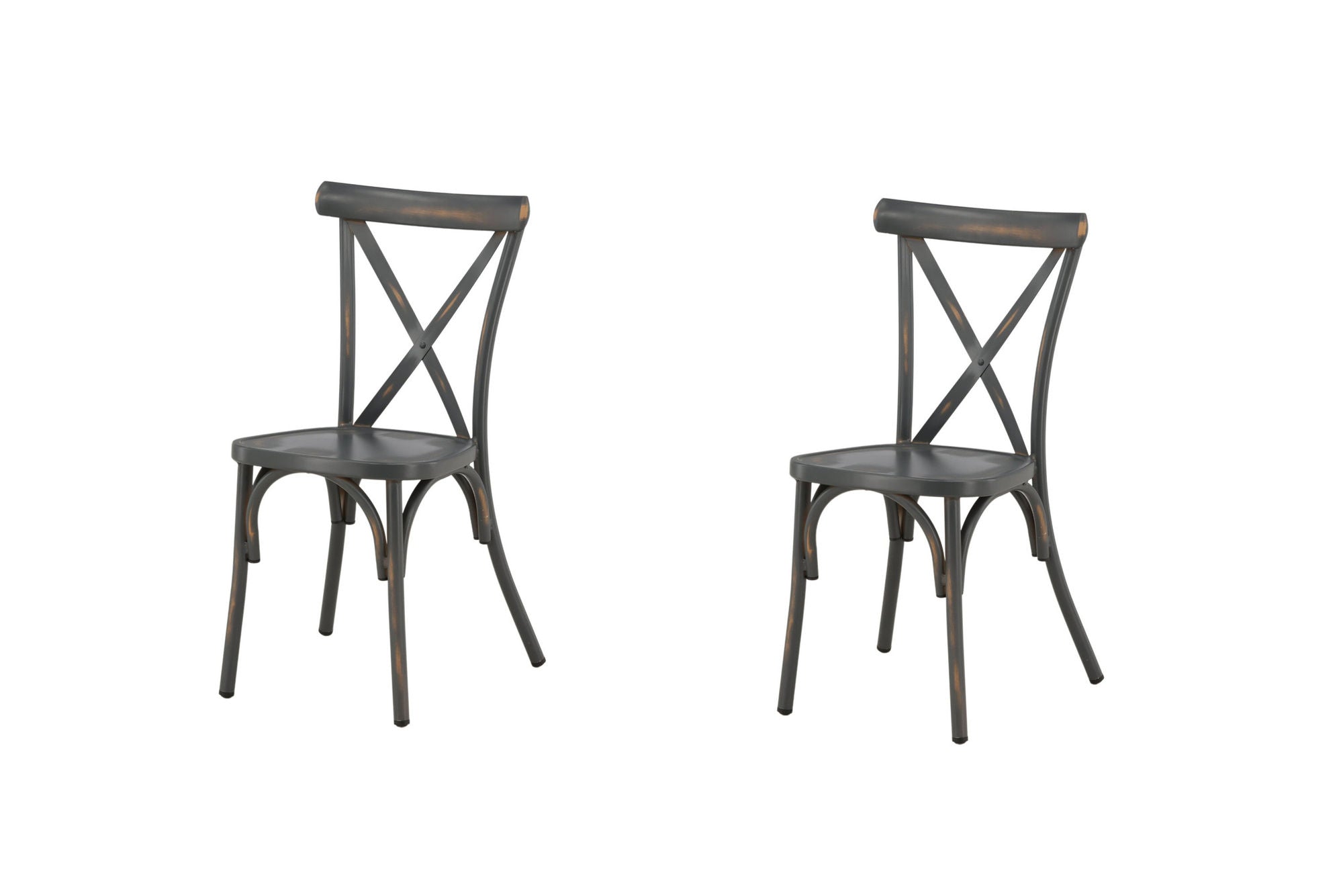 Venture Home Tablas Diningchair 2-pack Aluminium - Black /