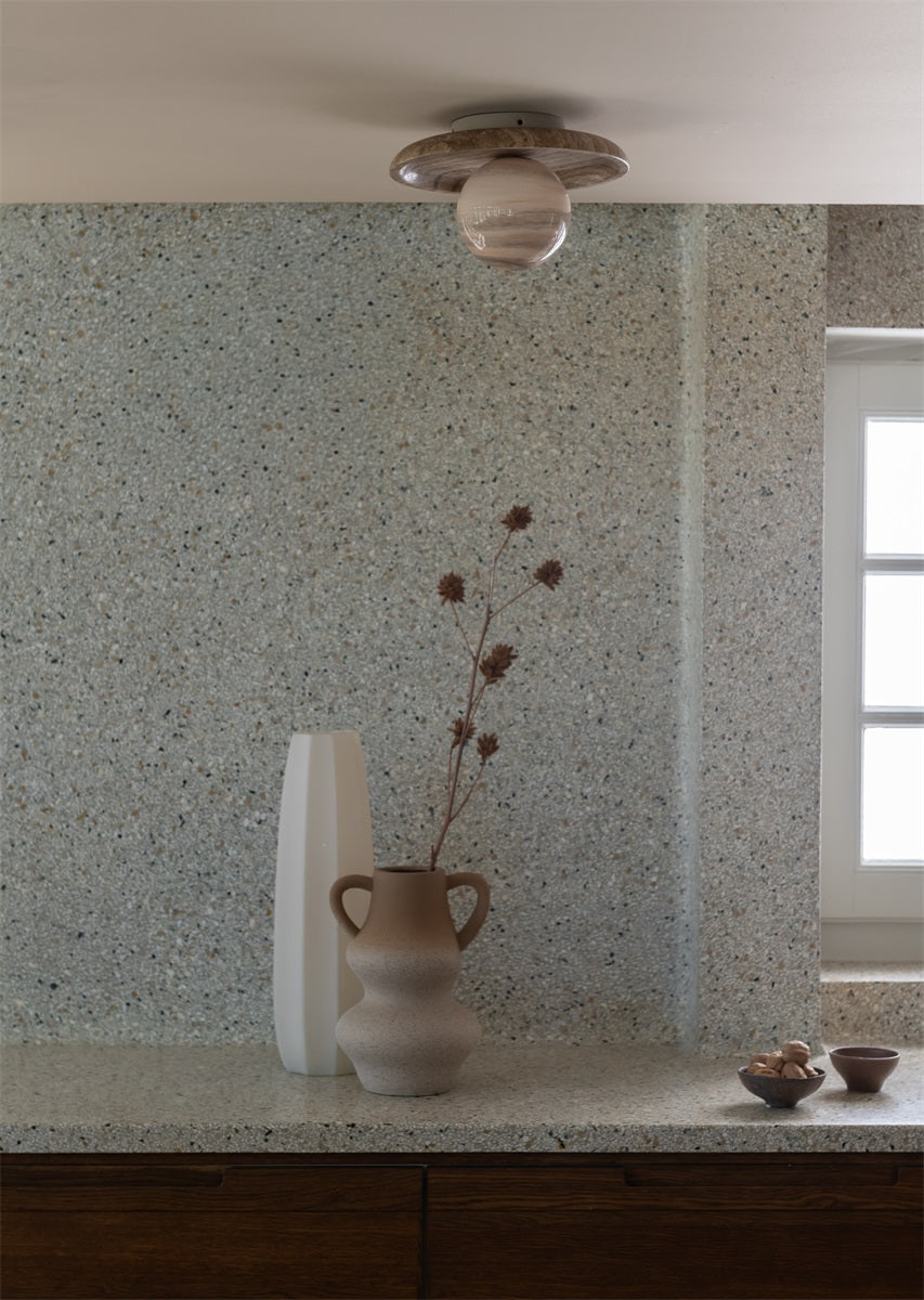Tivoli dia.25cm disc, Sand, loftlampe