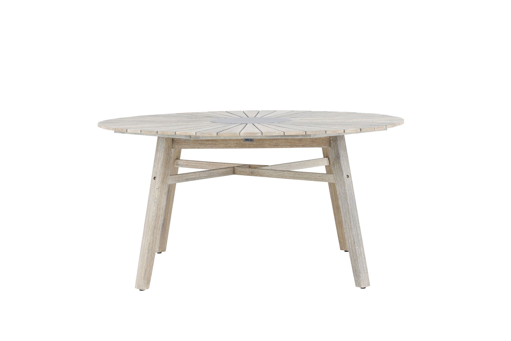 Venture Home Rives - bord ø 150 - Antique White Acacia / Grey Stone