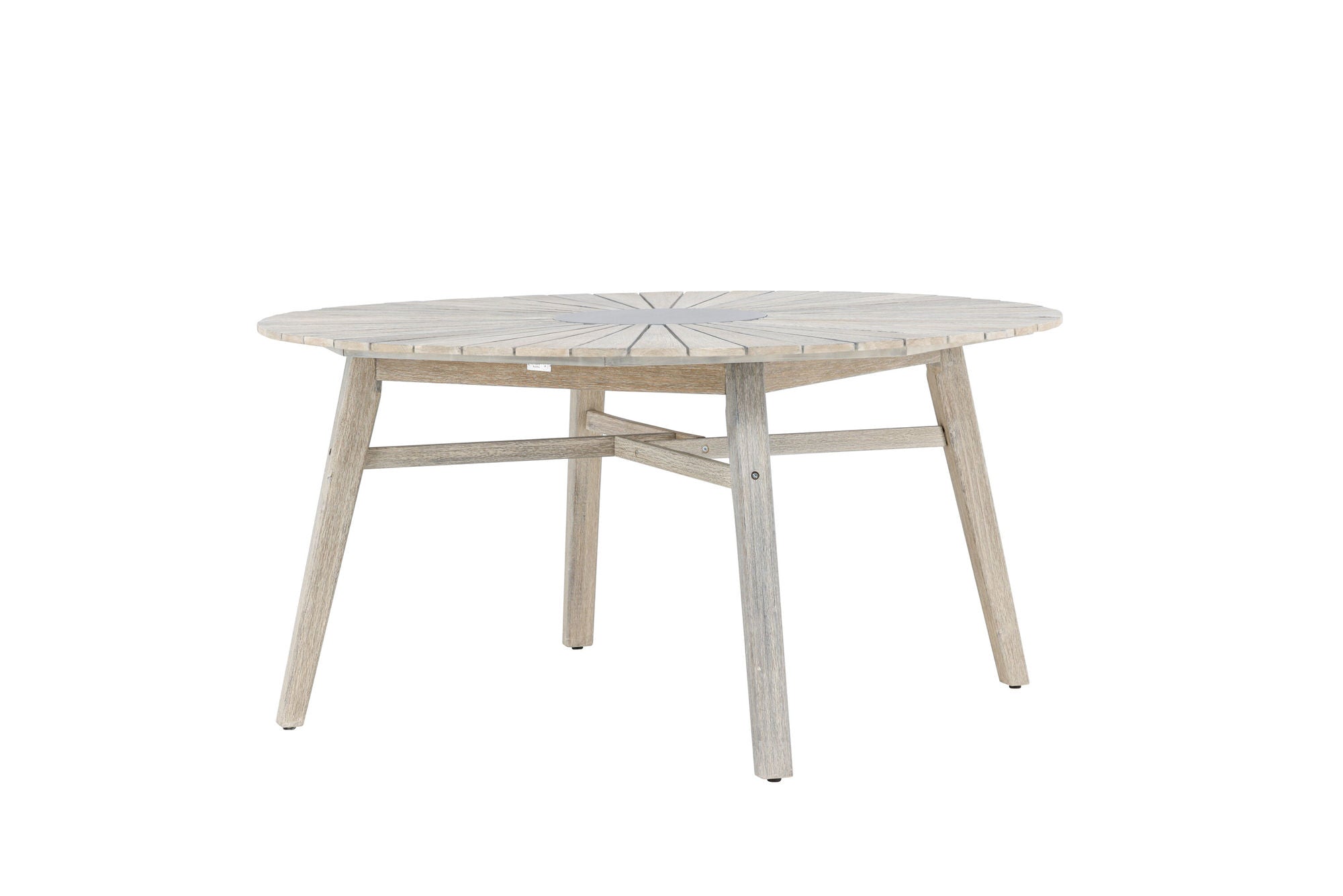 Venture Home Rives - bord ø 150 - Antique White Acacia / Grey Stone