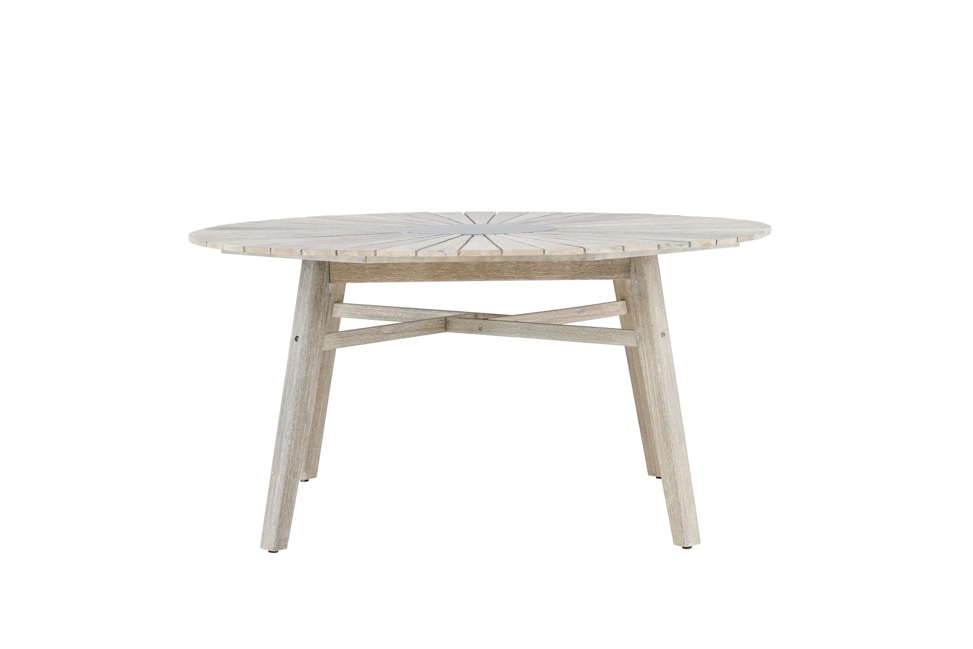 Venture Home Rives - bord ø 150 - Antique White Acacia / Grey Stone