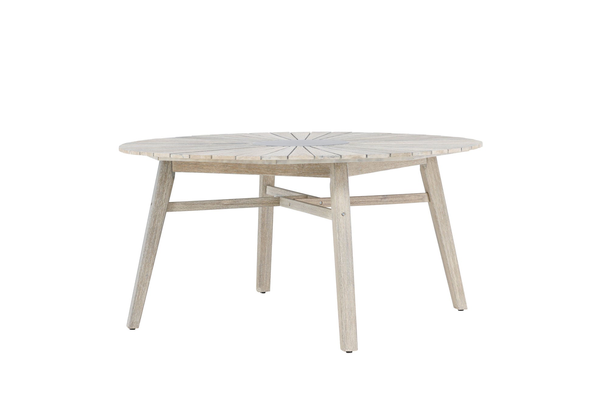 Venture Home Rives - bord ø 150 - Antique White Acacia / Grey Stone