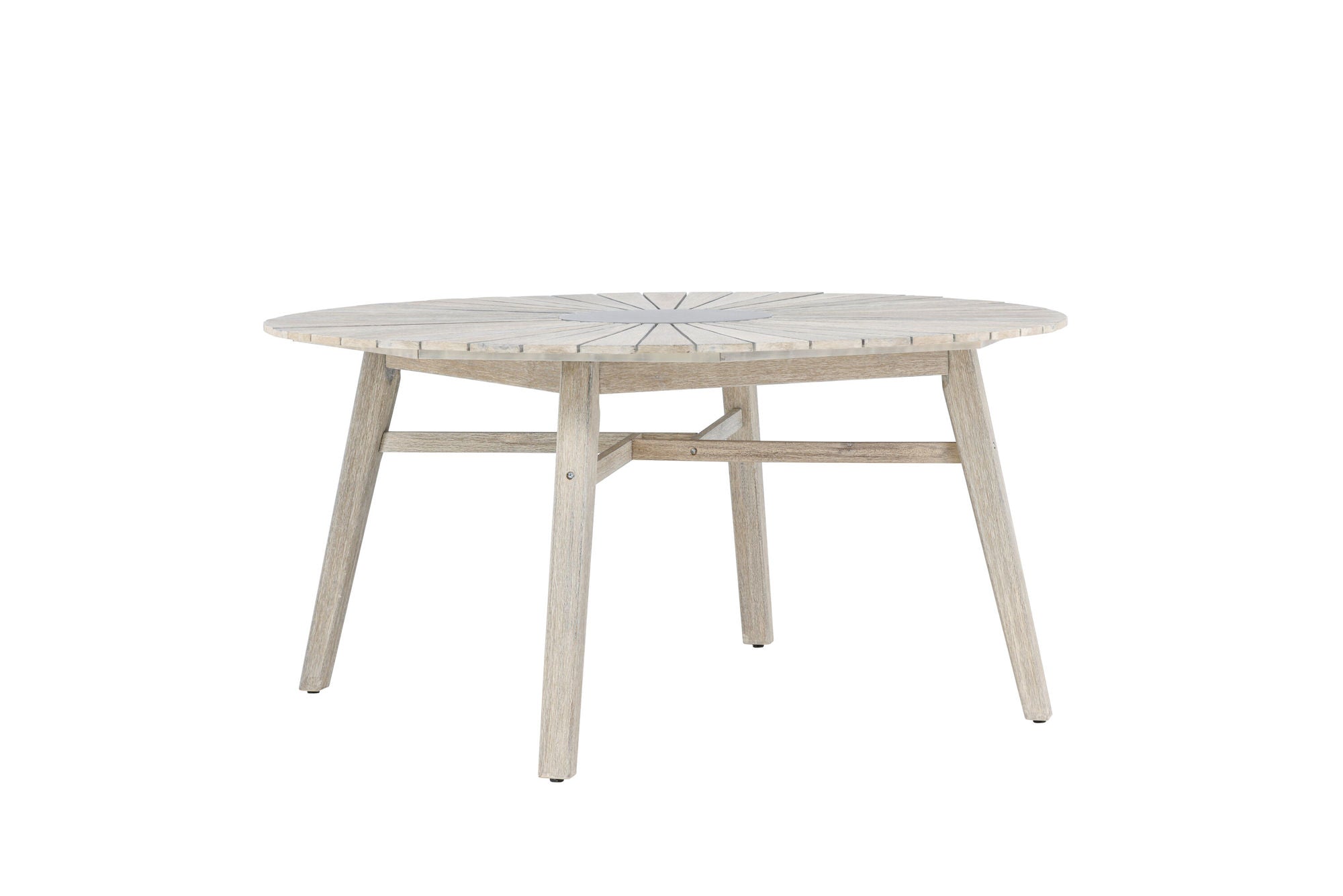 Venture Home Rives - bord ø 150 - Antique White Acacia / Grey Stone