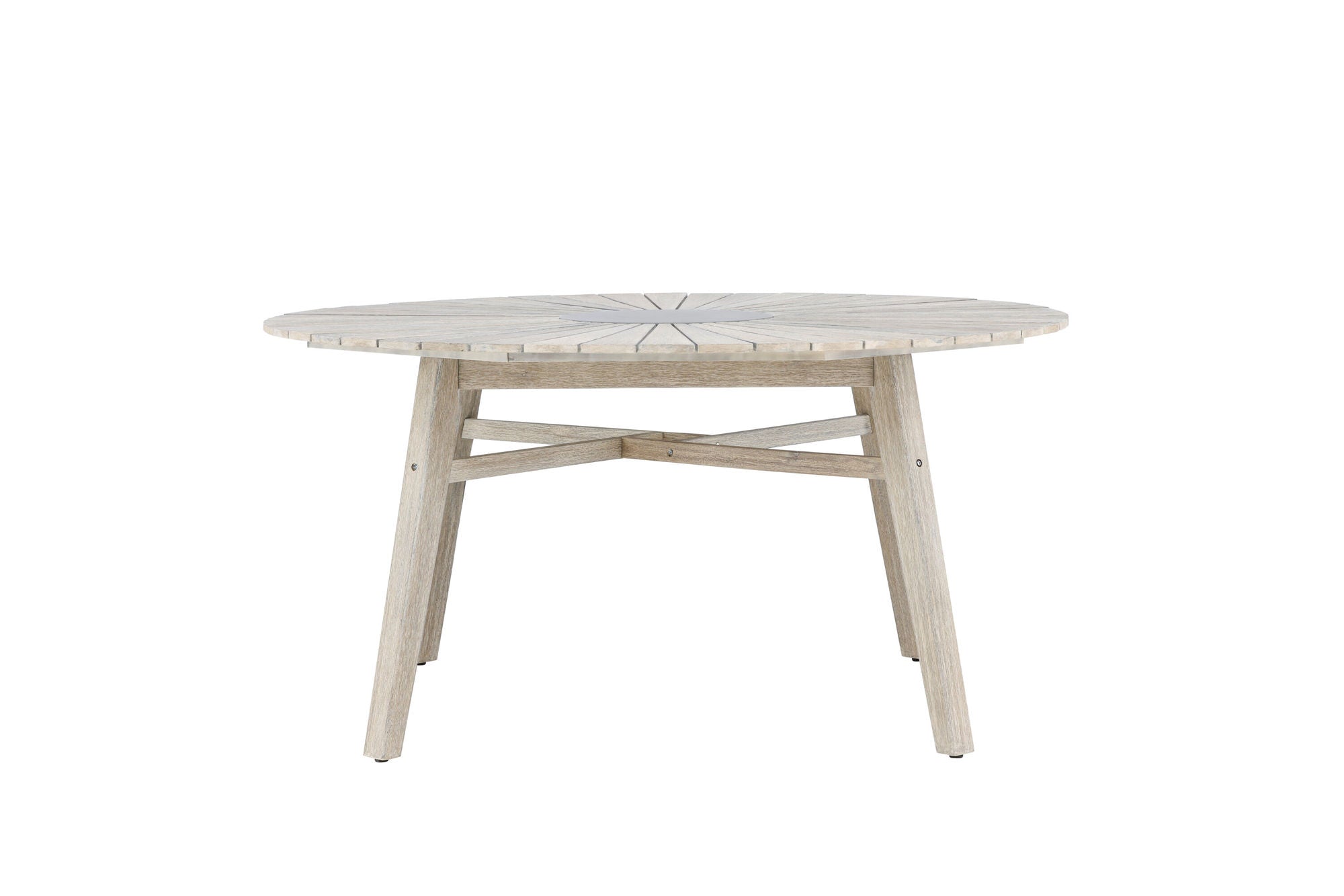 Venture Home Rives - bord ø 150 - Antique White Acacia / Grey Stone