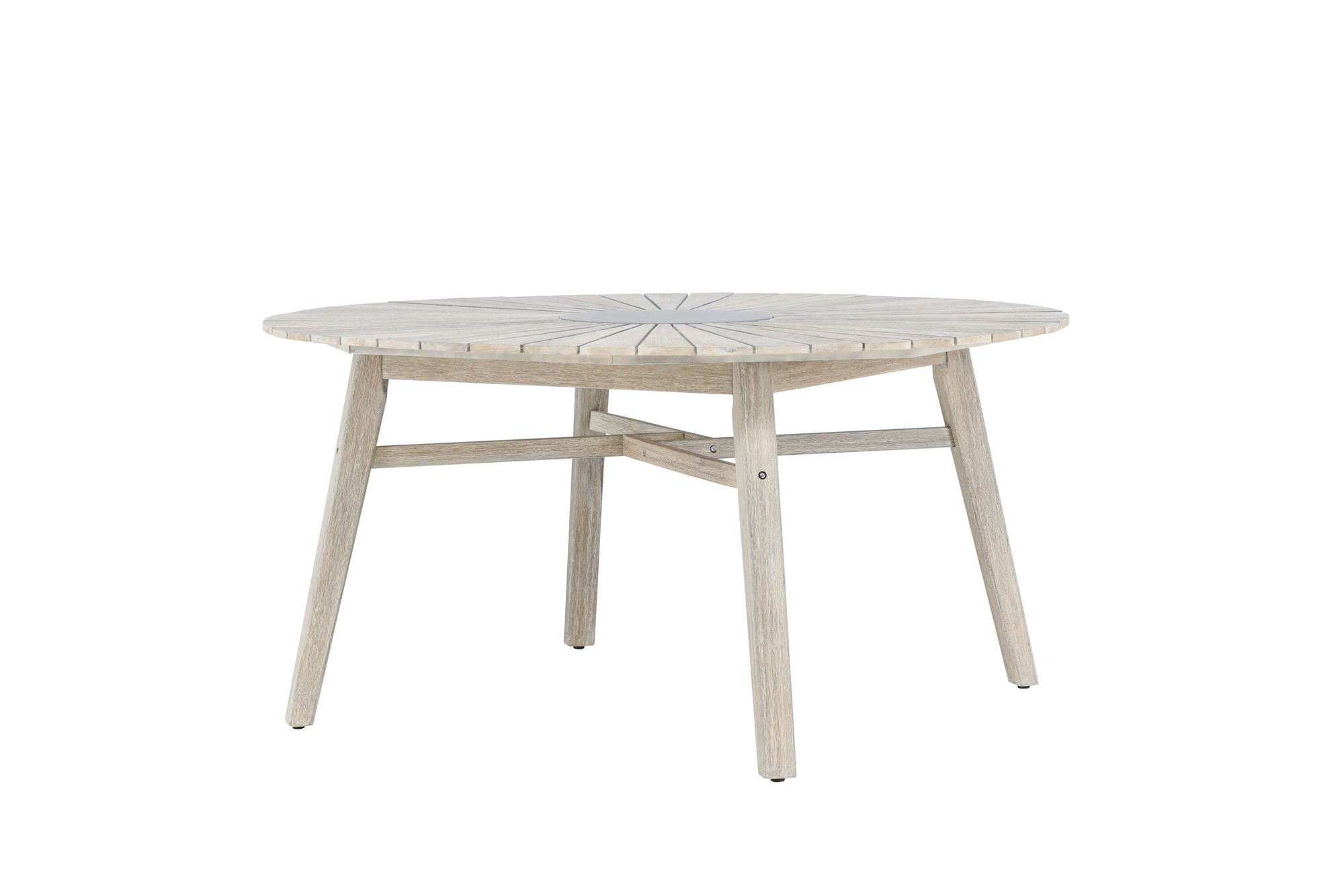 Venture Home Rives - bord ø 150 - Antique White Acacia / Grey Stone