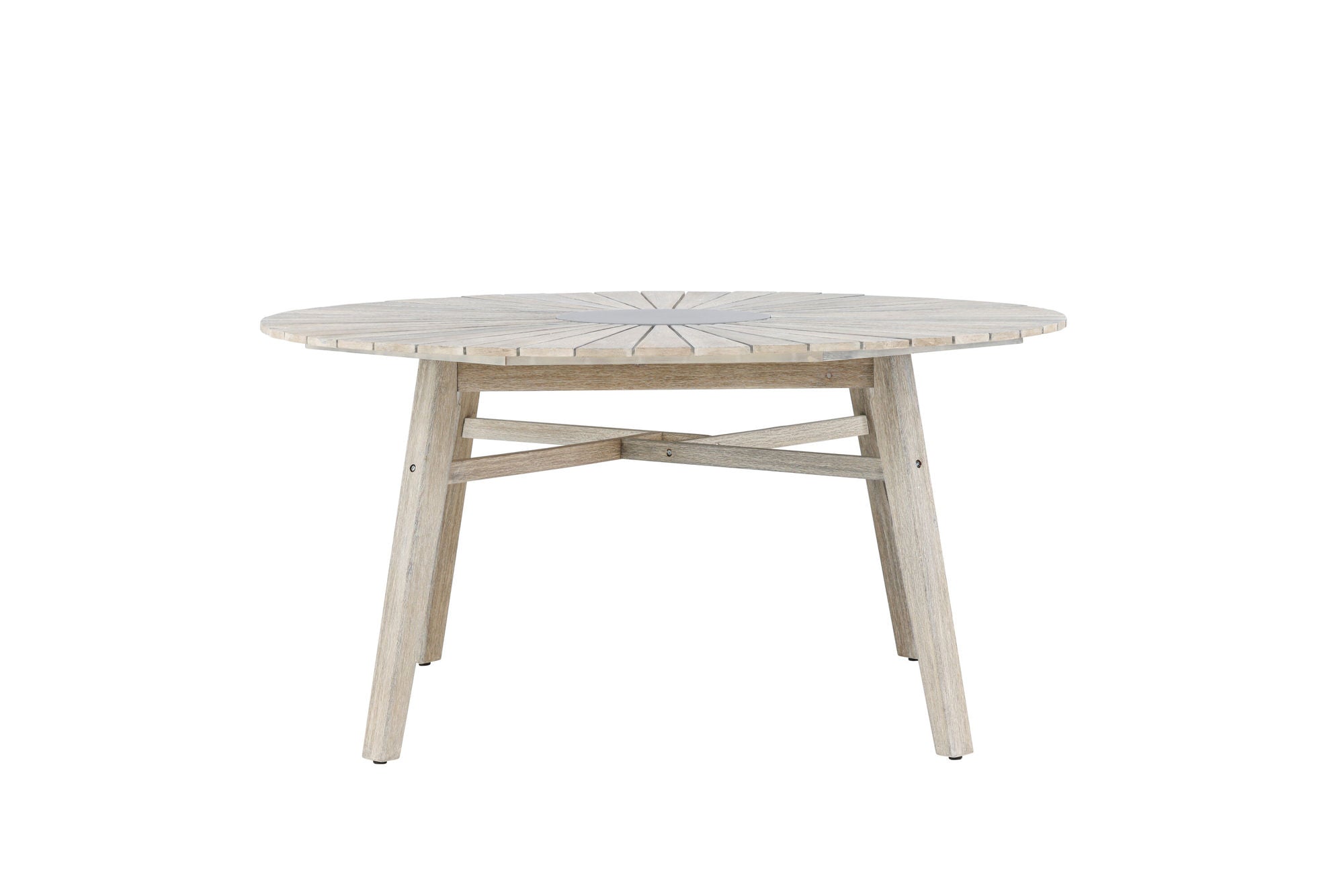 Venture Home Rives - bord ø 150 - Antique White Acacia / Grey Stone