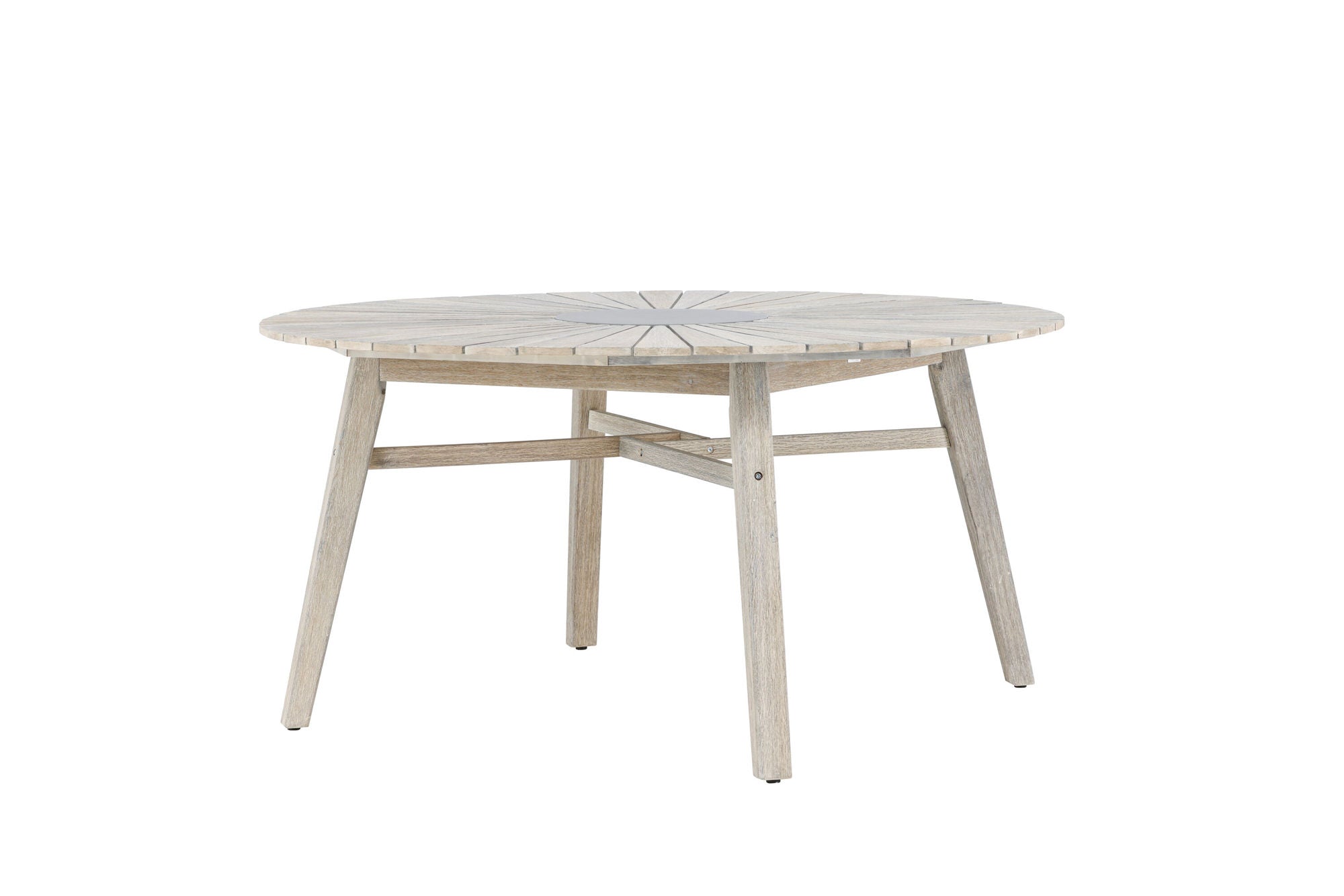 Venture Home Rives - bord ø 150 - Antique White Acacia / Grey Stone