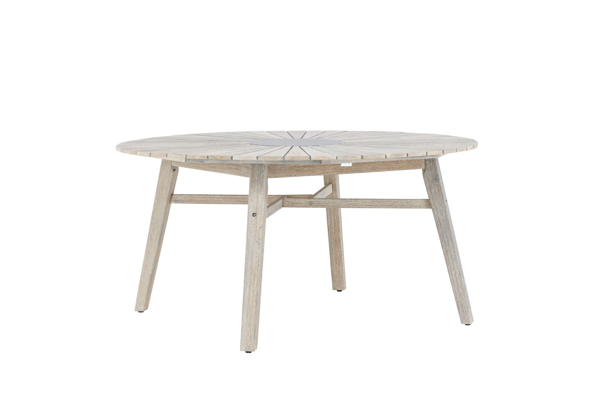 Venture Home Rives - bord ø 150 - Antique White Acacia / Grey Stone
