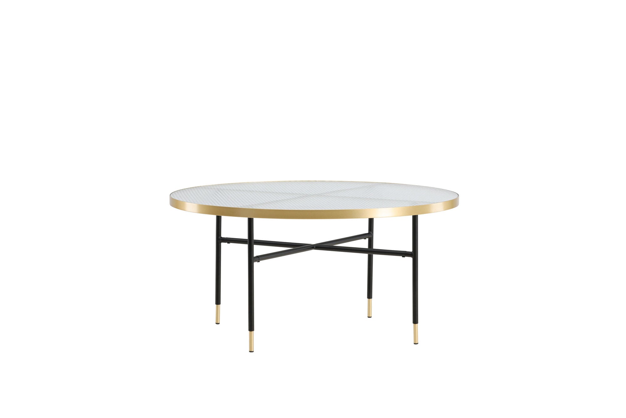 Venture Home Bubbles Sofa bord ø98 - Brass / Pressed Glass