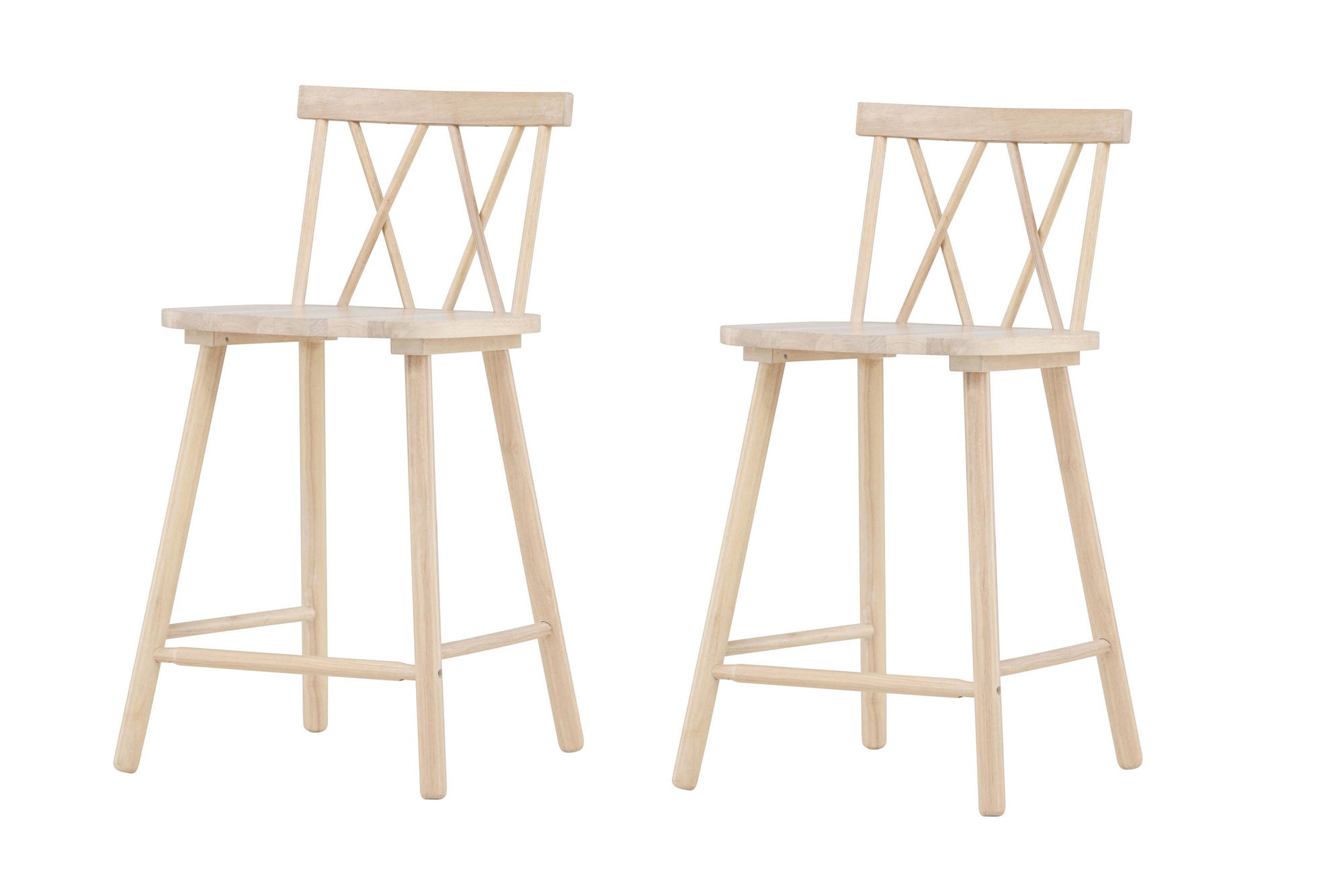 Vind Mollöström Bar stol 2-pack - Whitewash / Wood