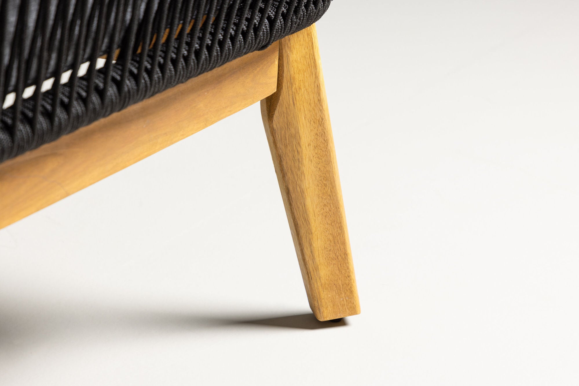Venture Home Chania hjørne sofa - Black/Acacia