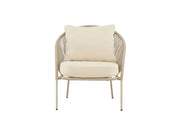 Venture Home Lindos Lounge stol Beige/Beige