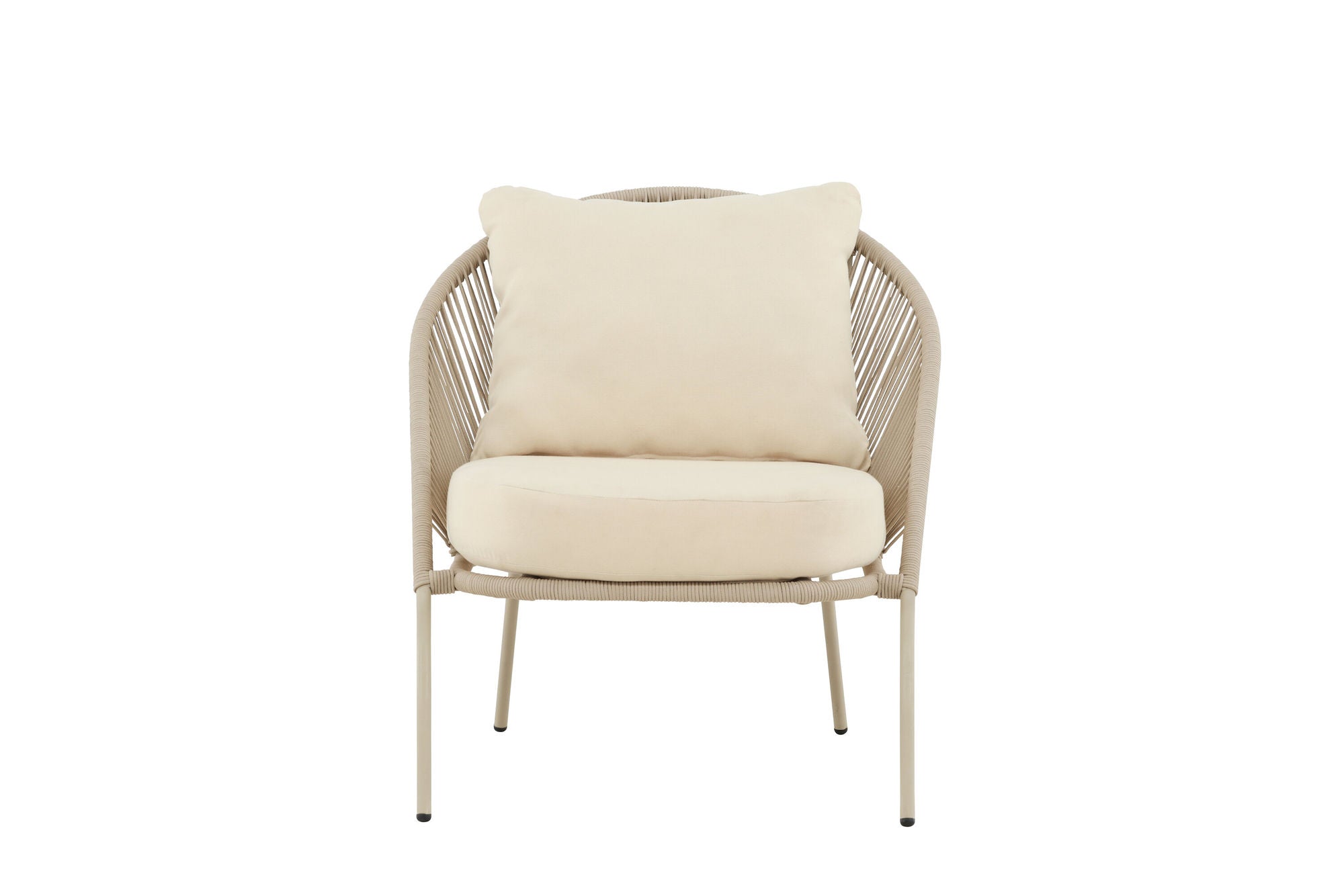 Venture Home Lindos Lounge stol Beige/Beige
