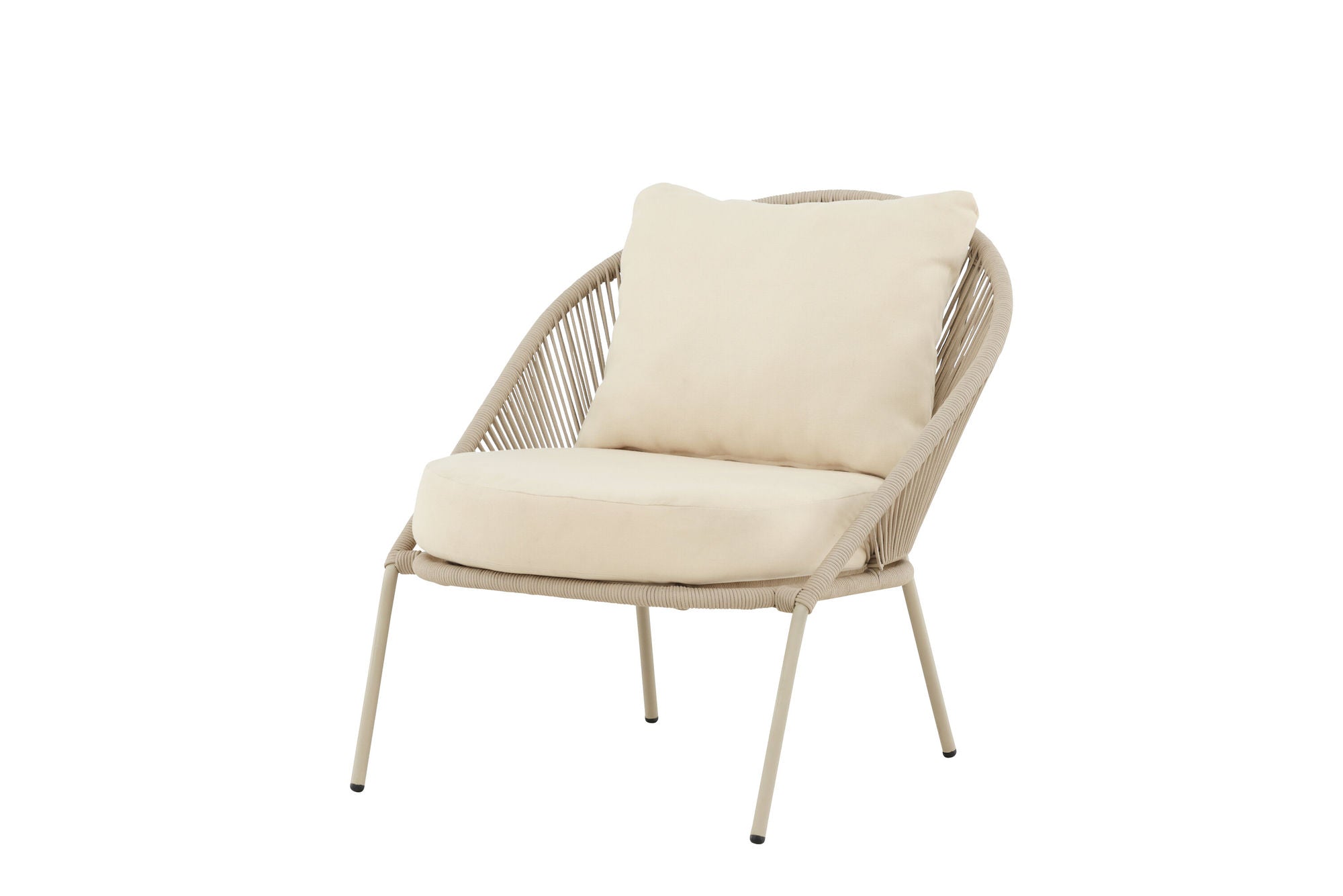 Venture Home Lindos Lounge stol Beige/Beige