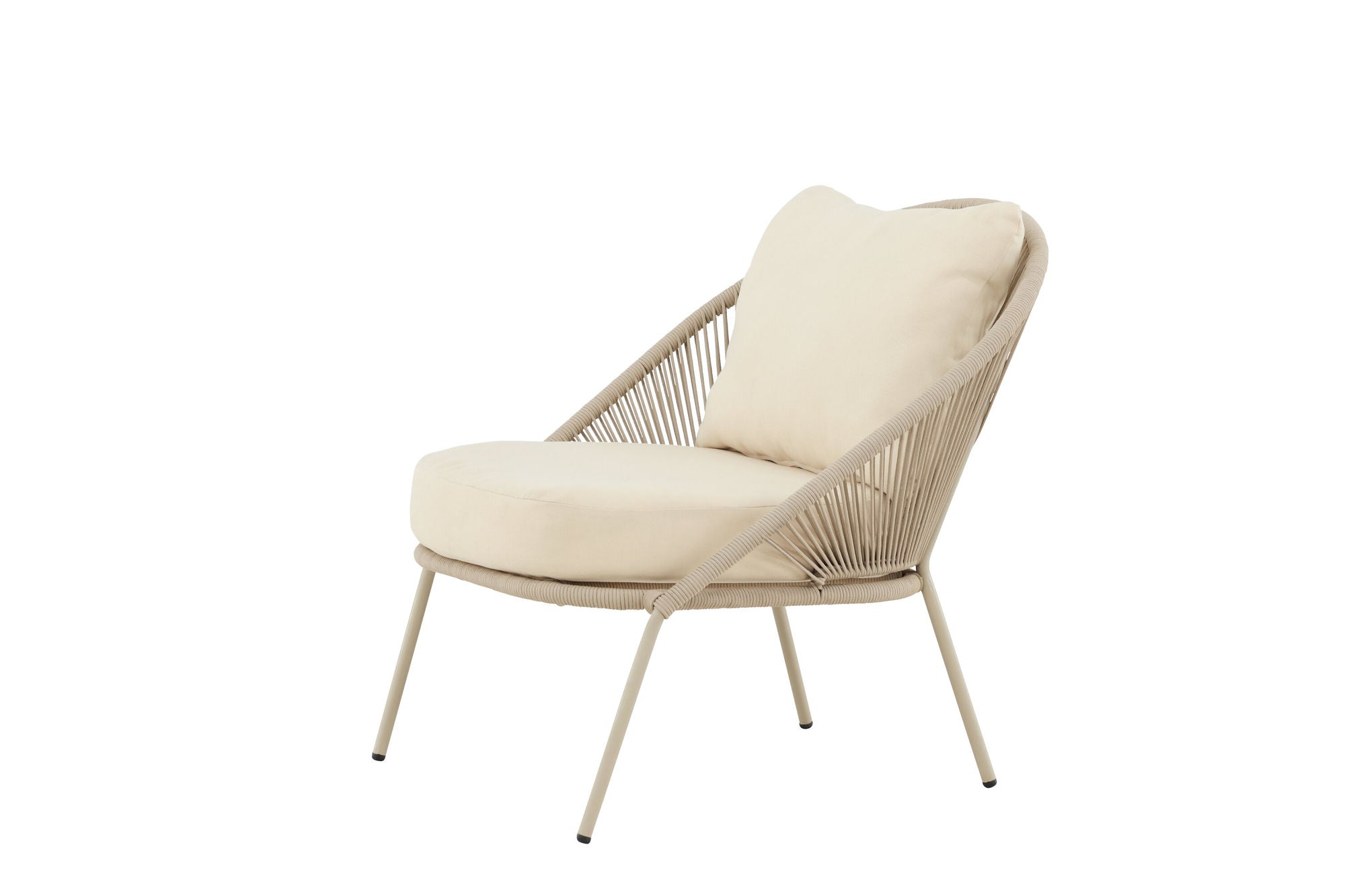 Venture Home Lindos Lounge stol Beige/Beige