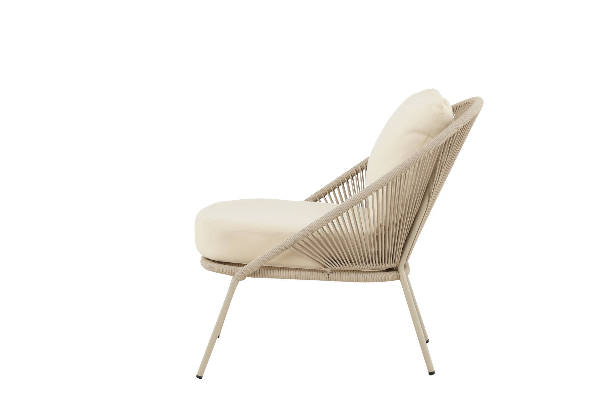 Venture Home Lindos Lounge stol Beige/Beige