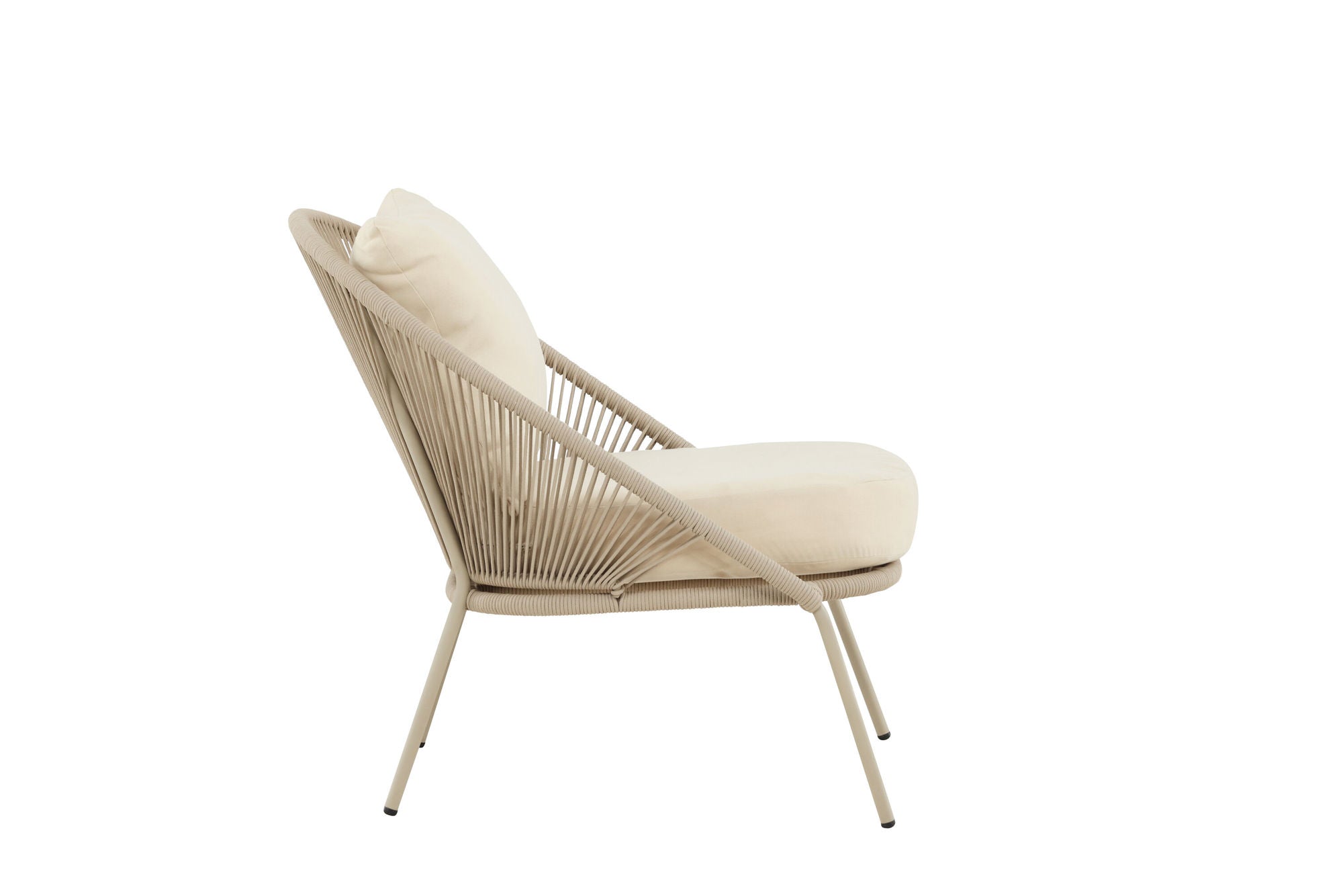 Venture Home Lindos Lounge stol Beige/Beige