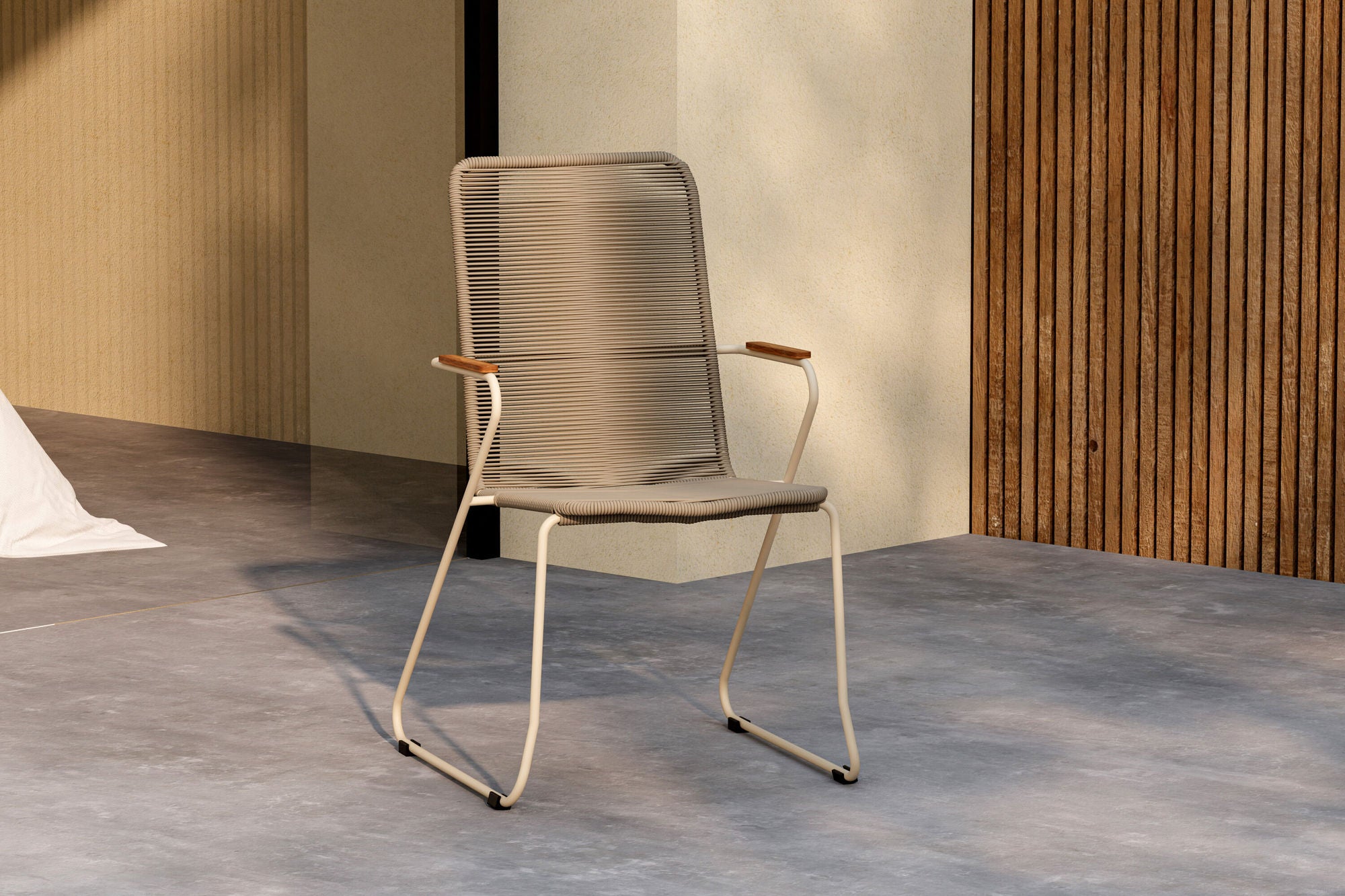 Venture Home Bois Diningchair - Beige / Beige Rope