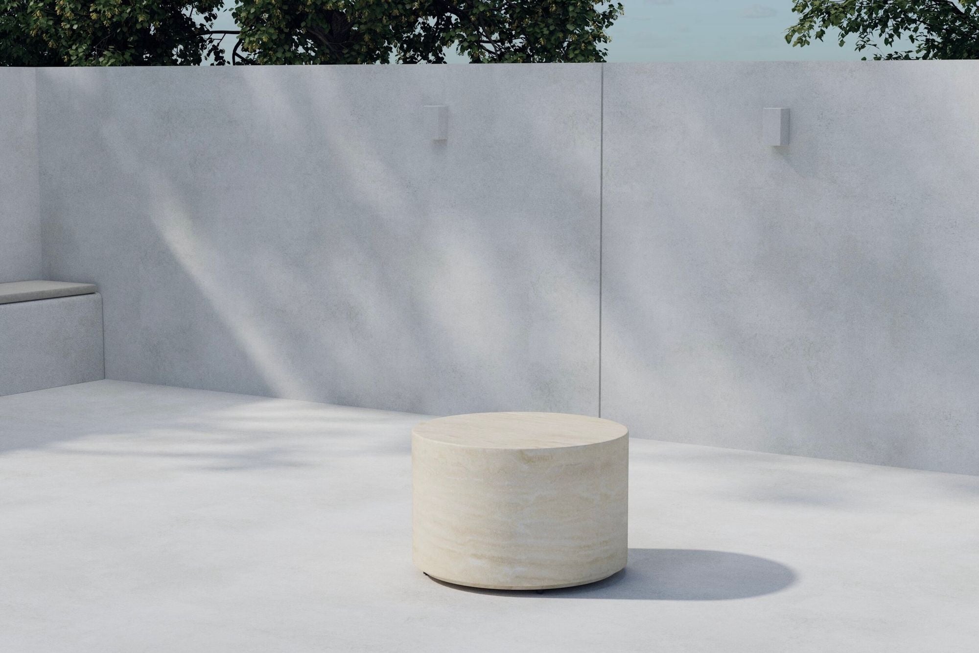 Venture Home Lissabon Side bord Ø60 - Beige