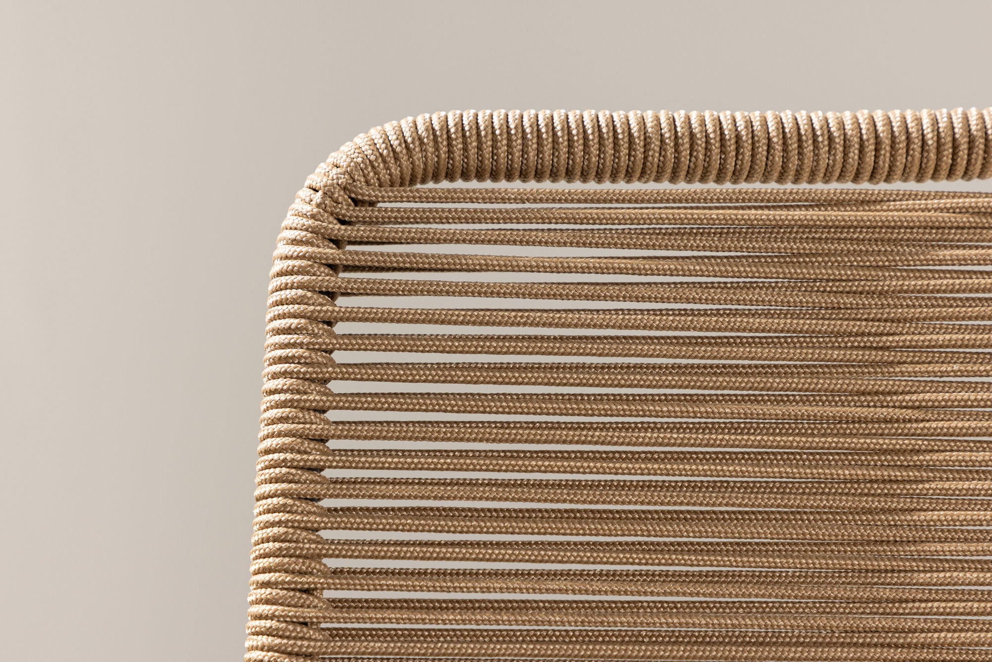 Venture Home Lindos - Armchair - Black Alu / Latte Rope
