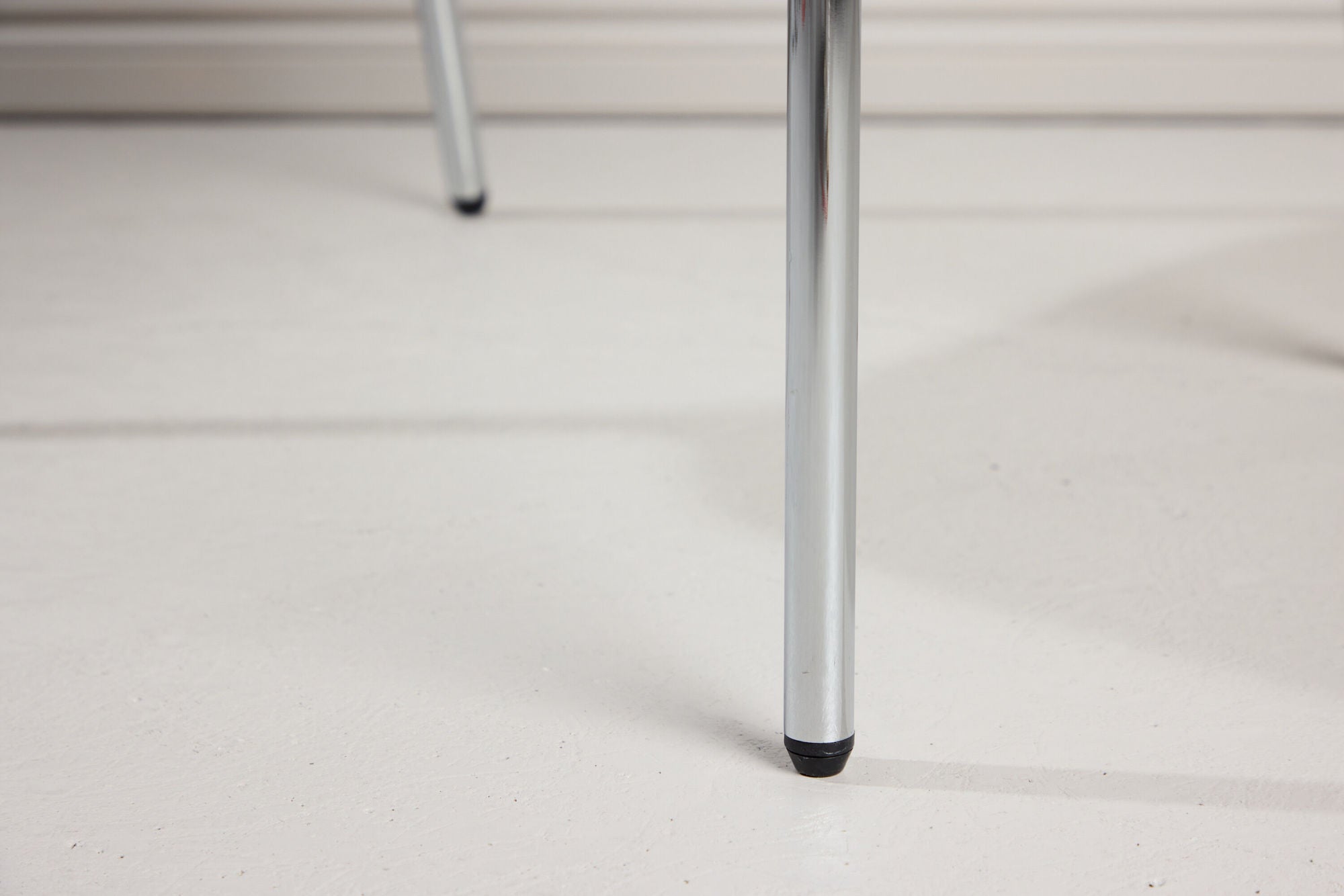 Vind Vätö Spisebordsstol - Silver Chrome Frame / Beige Fabric