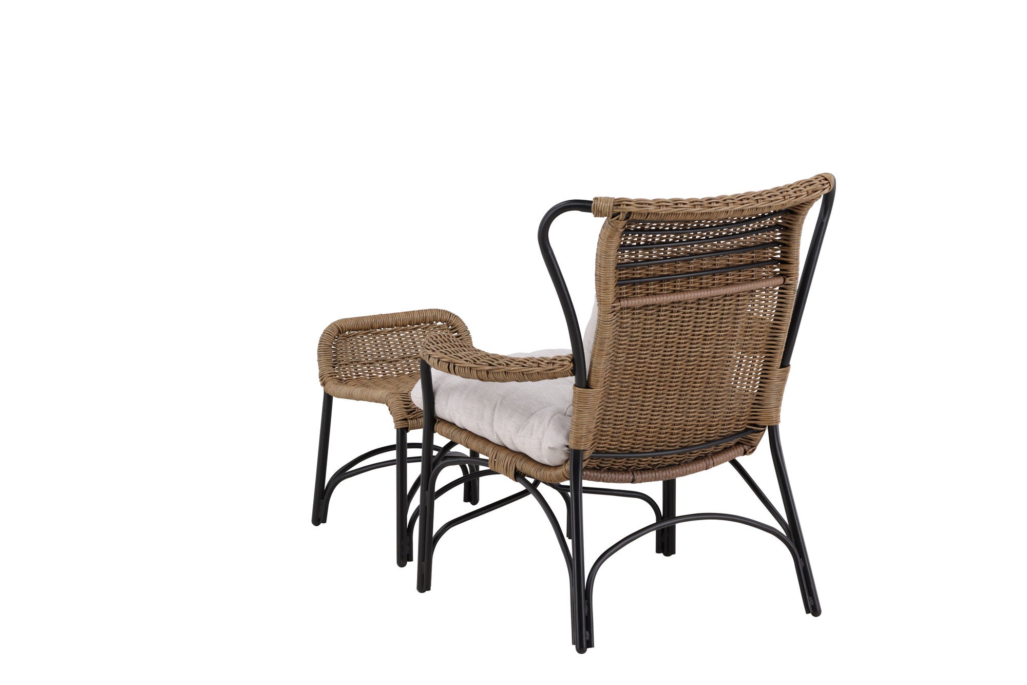 Venture Home Loreto Loungechair Black - Nature Rattan