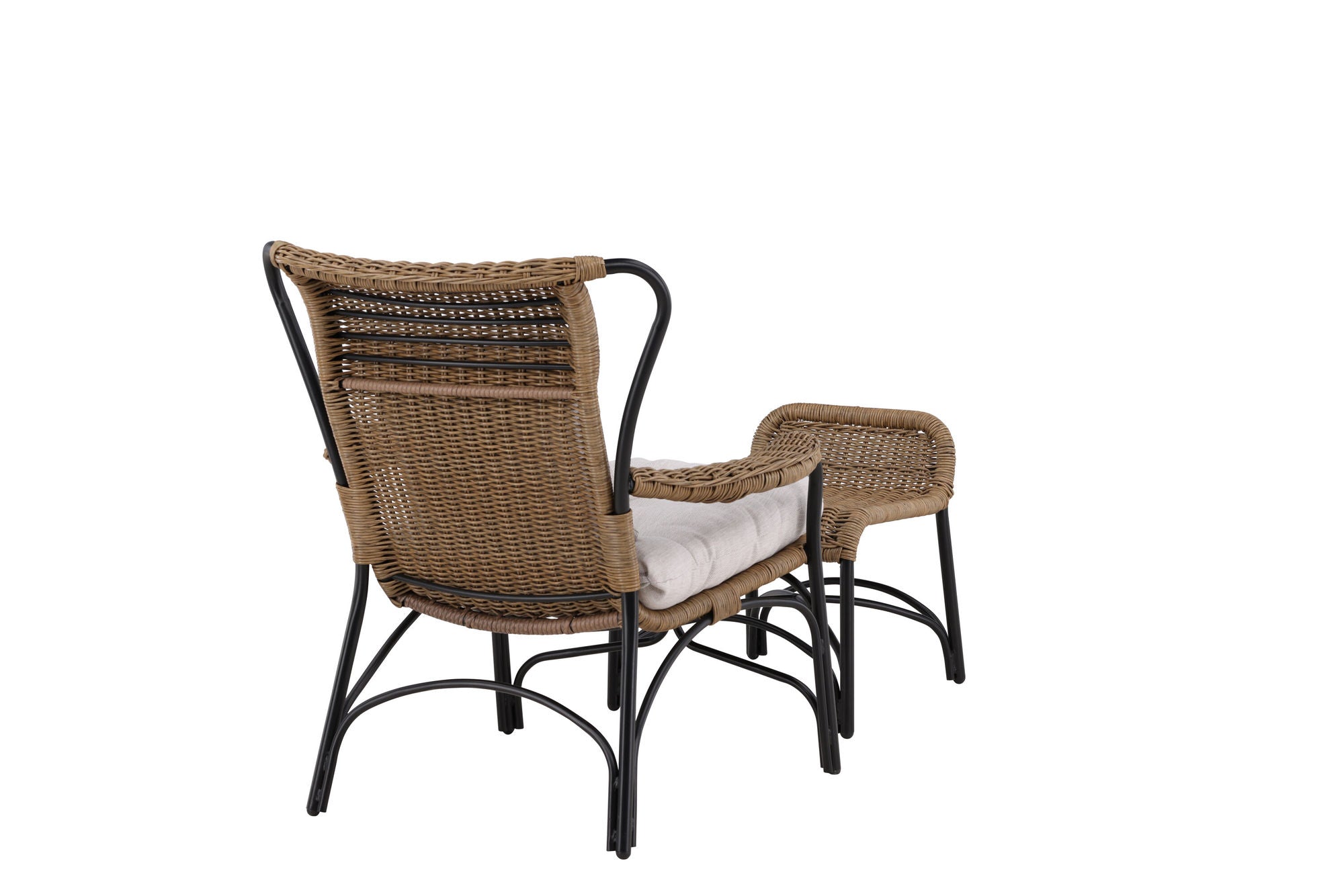 Venture Home Loreto Loungechair Black - Nature Rattan
