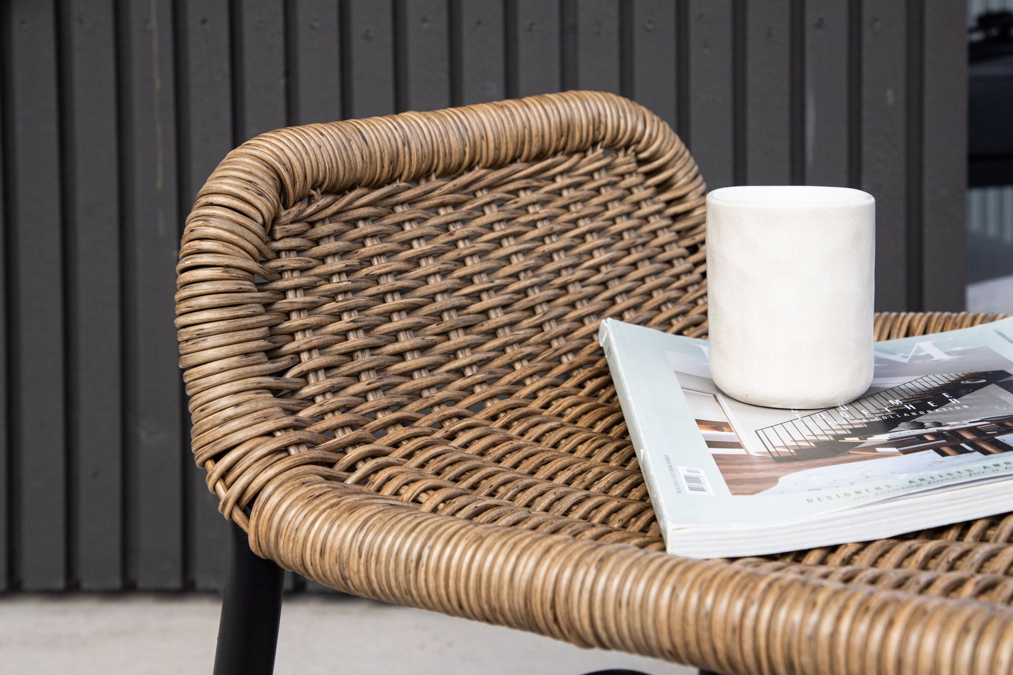 Venture Home Loreto Loungechair Black - Nature Rattan