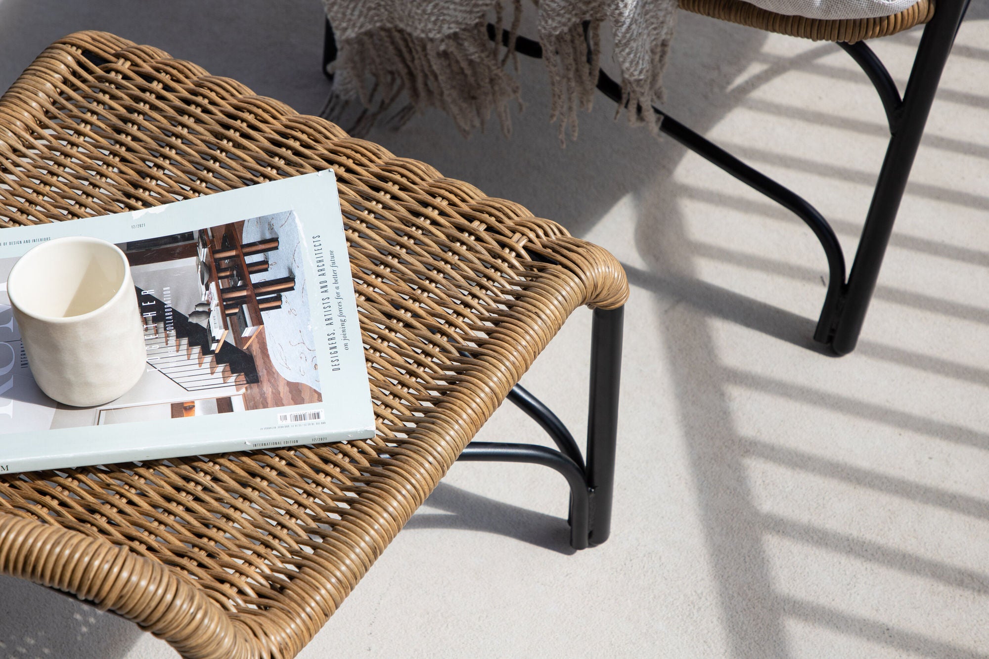 Venture Home Loreto Loungechair Black - Nature Rattan