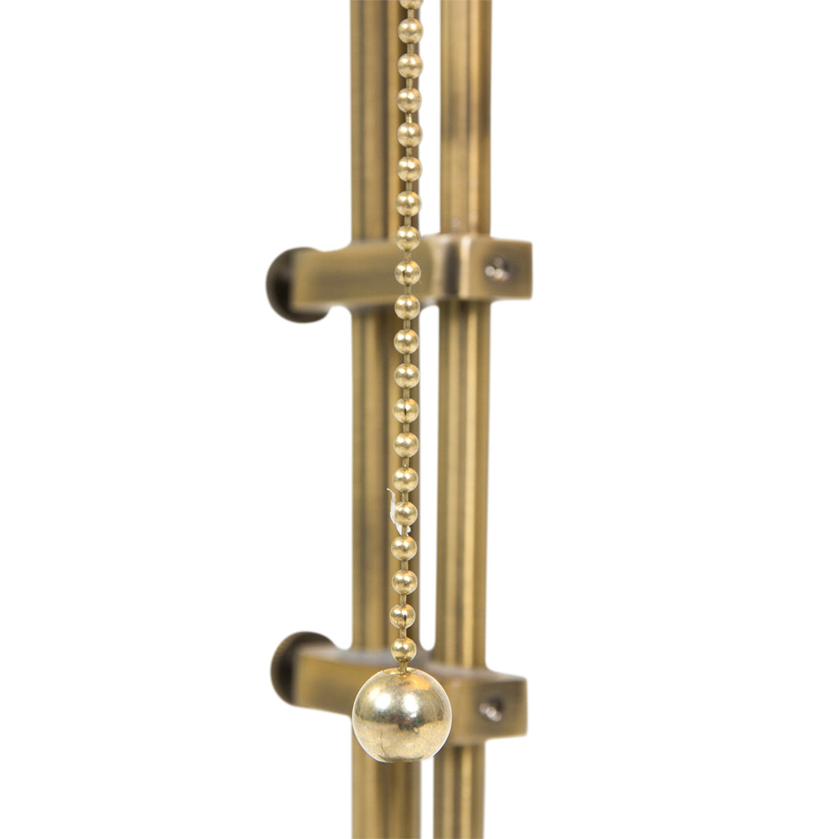 Bordlampe Ancilla 7735BR bronzefarvet notarlampe med ravfarvet glas