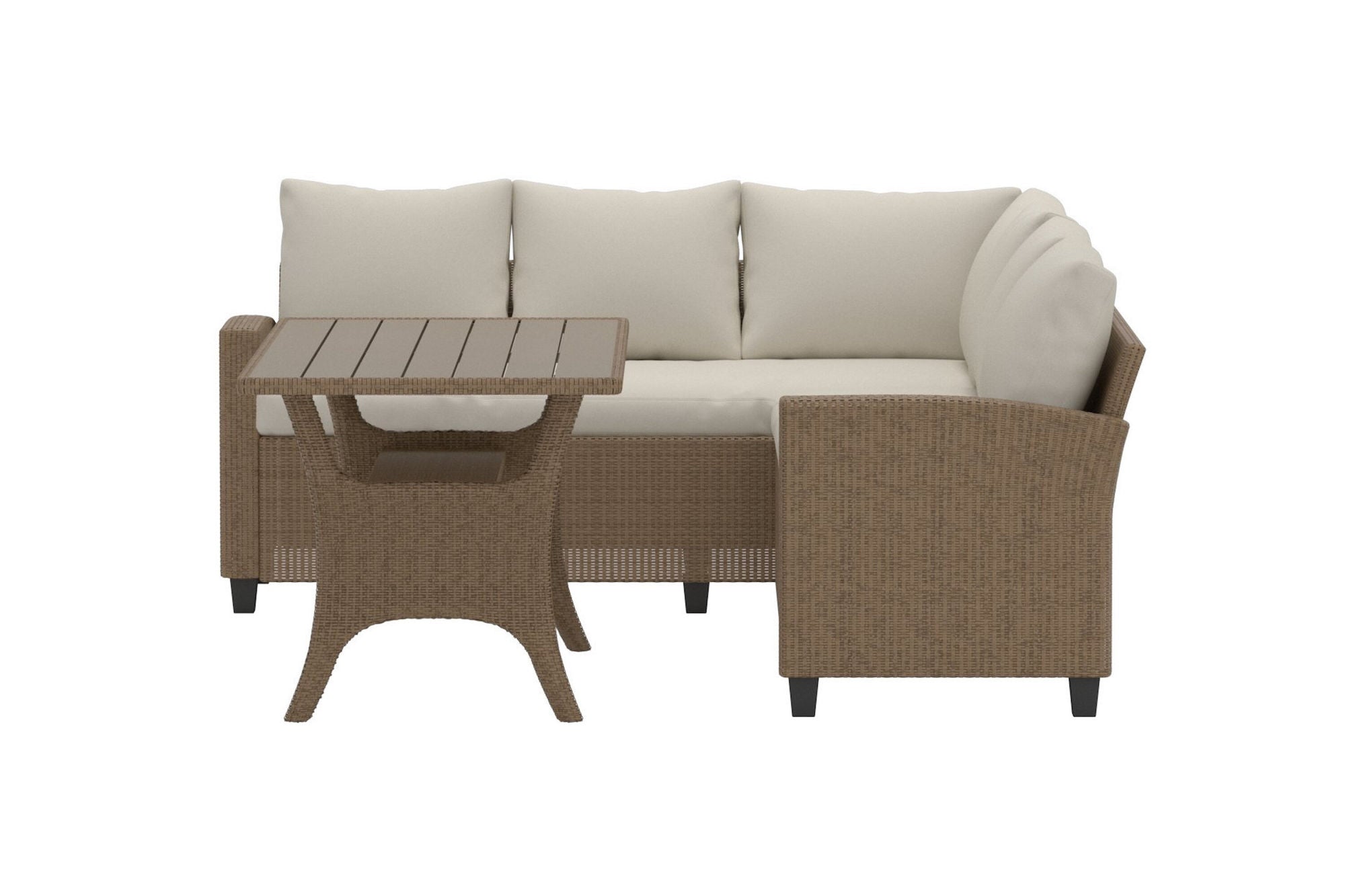 Venture Home Brentwood hjørne Sofa Set - Beige / Beige