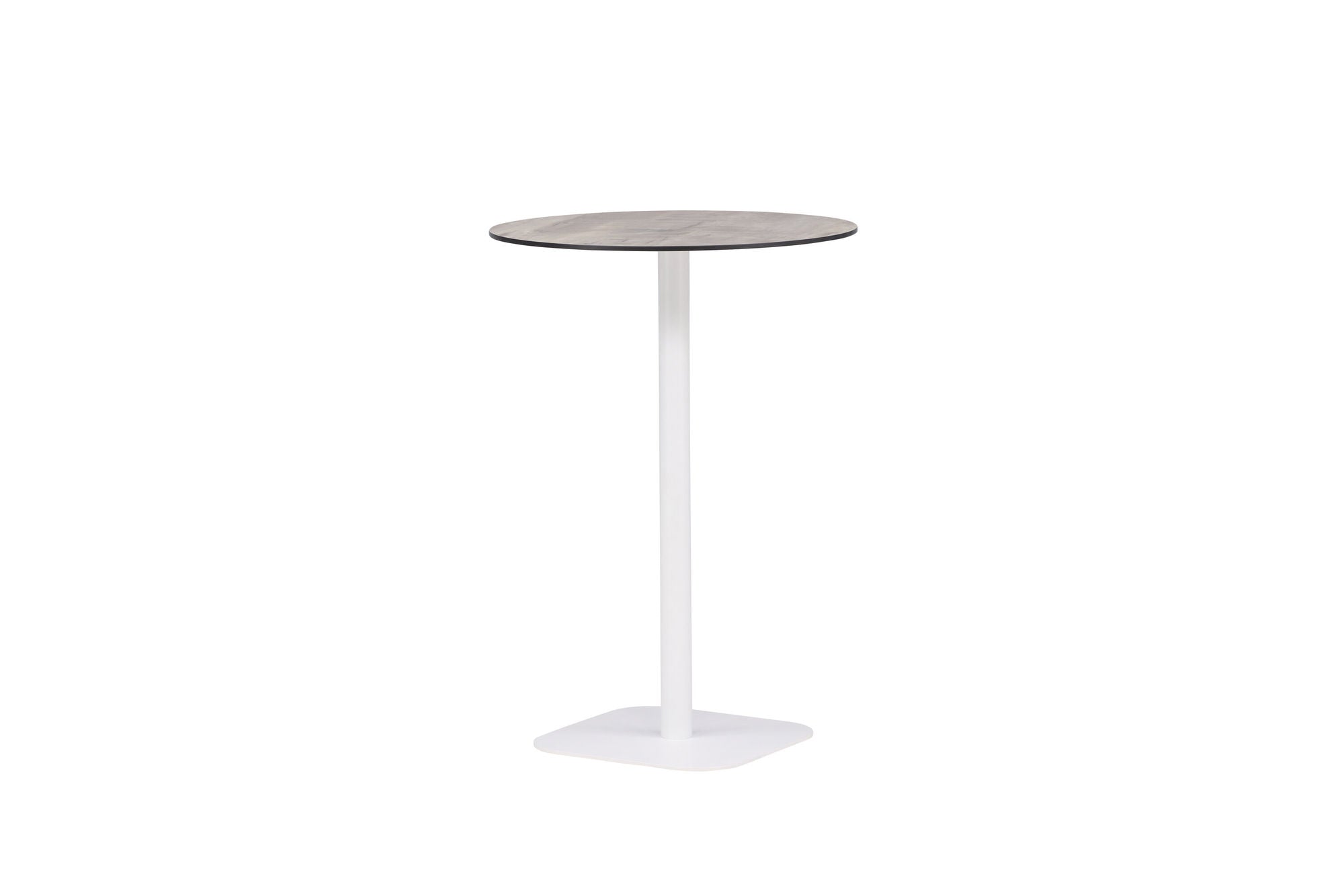 Venture Home Milano Barbord Steel - White / rund ø70