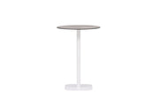 Venture Home Milano Barbord Steel - White / rund ø70